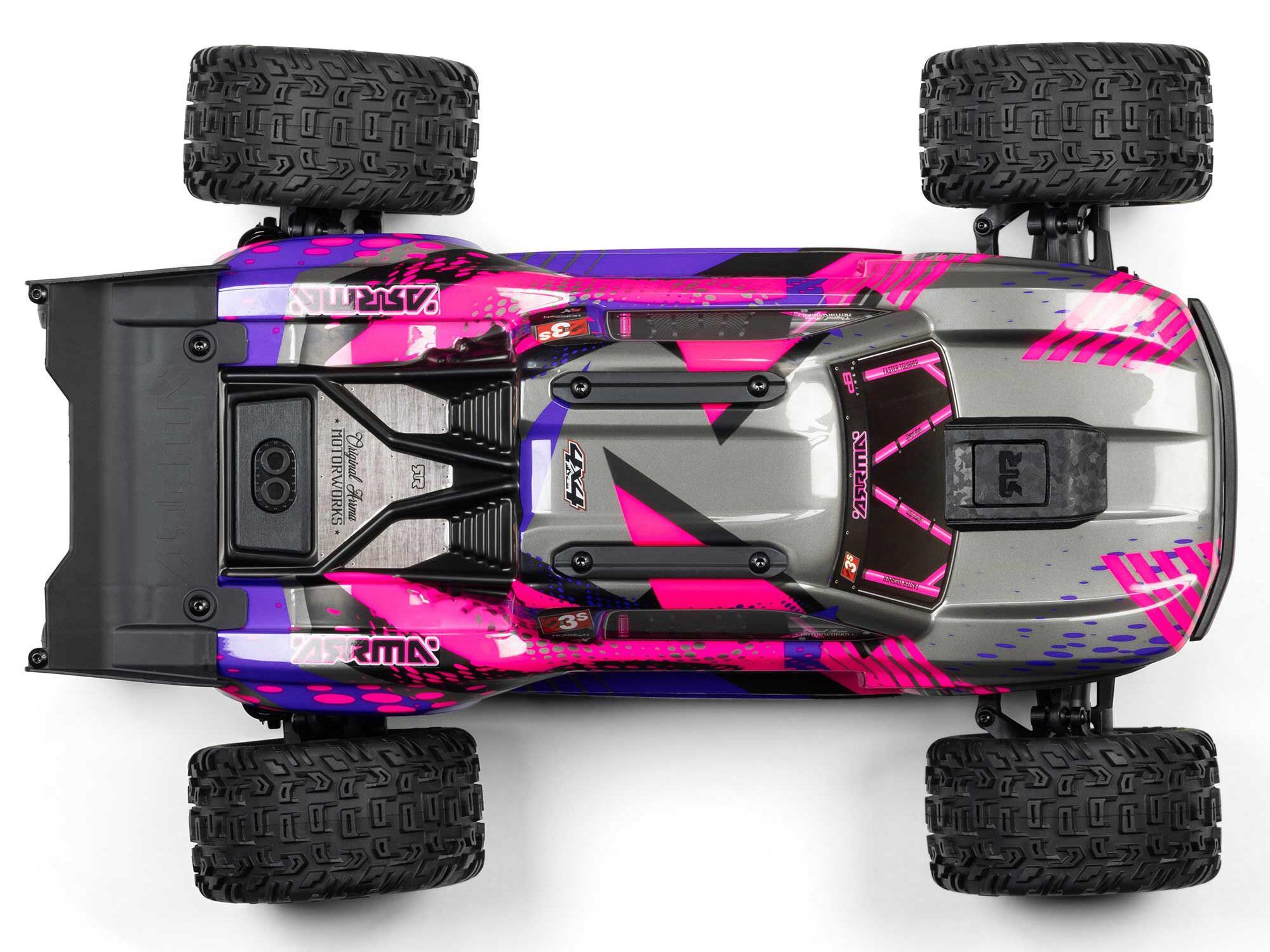 Arrma 1/10 VORTEKS 223S BLX 4X4 Stadium Truck RTR with DSC Purple-6