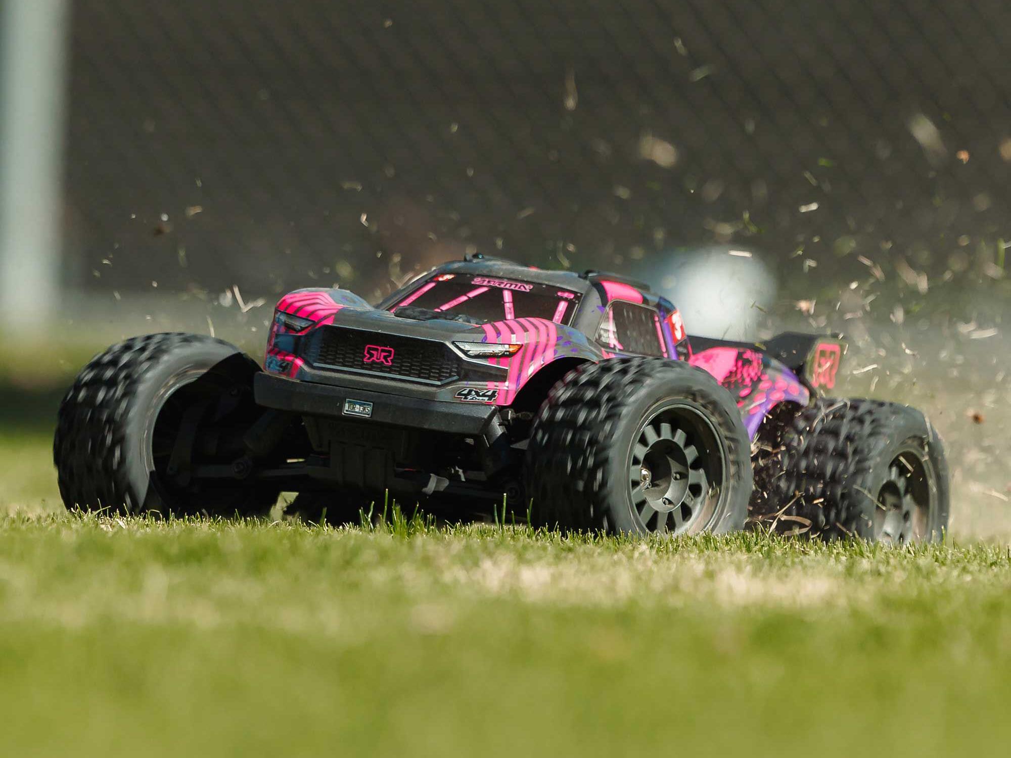 Arrma 1/10 VORTEKS 223S BLX 4X4 Stadium Truck RTR with DSC Purple-19