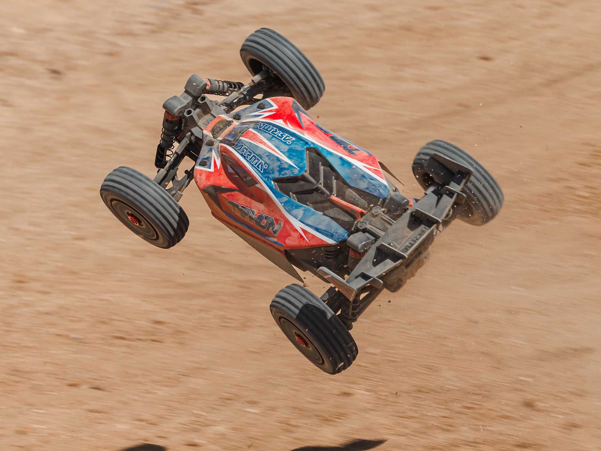 1/8 TYPHON 223S BLX 4X4 Buggy RTR with DSC Red-11
