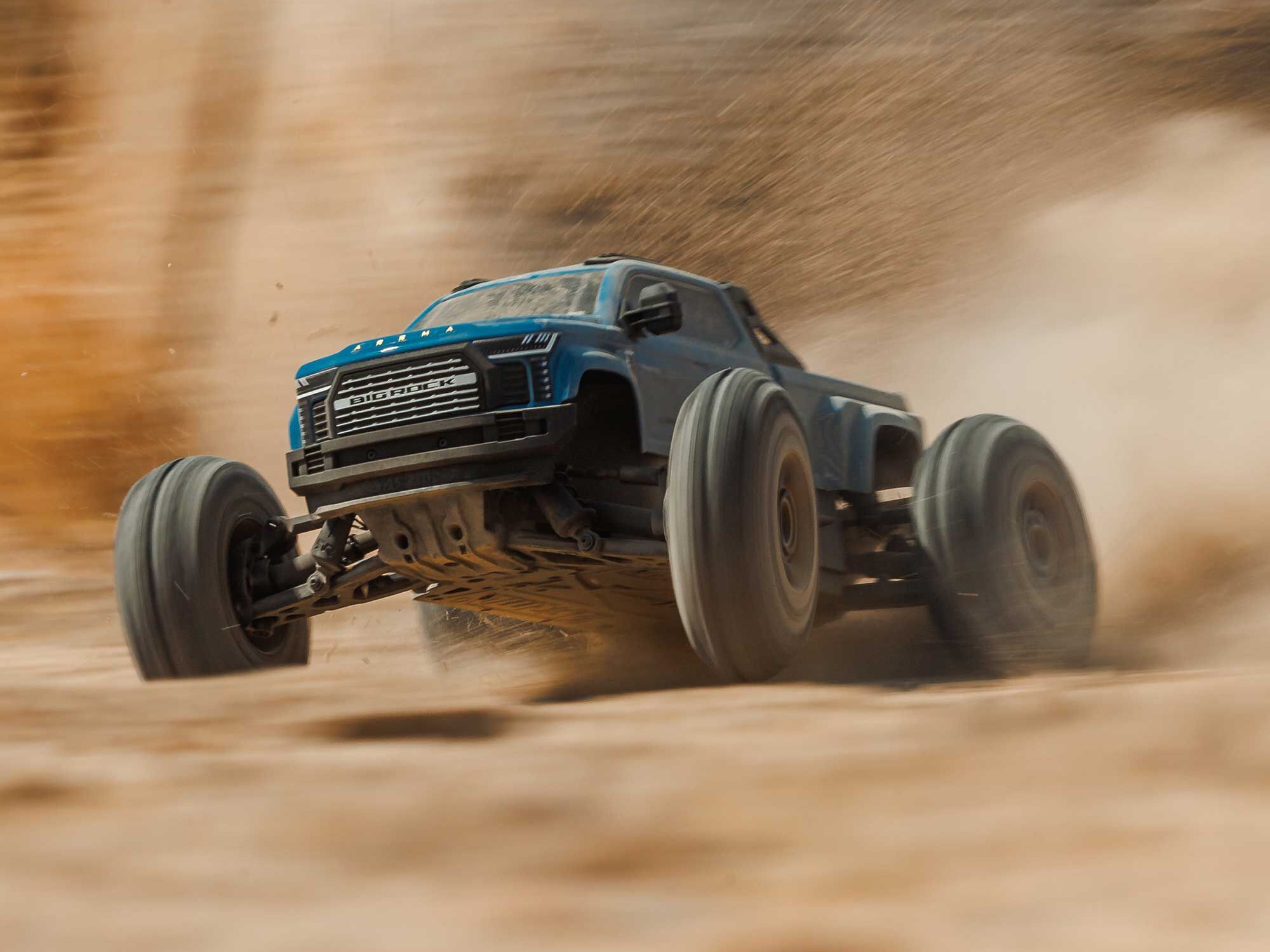 Arrma 1/10 BIG ROCK 223S DSC 4X4 RTR Brushless Monster Truck - Blue-24