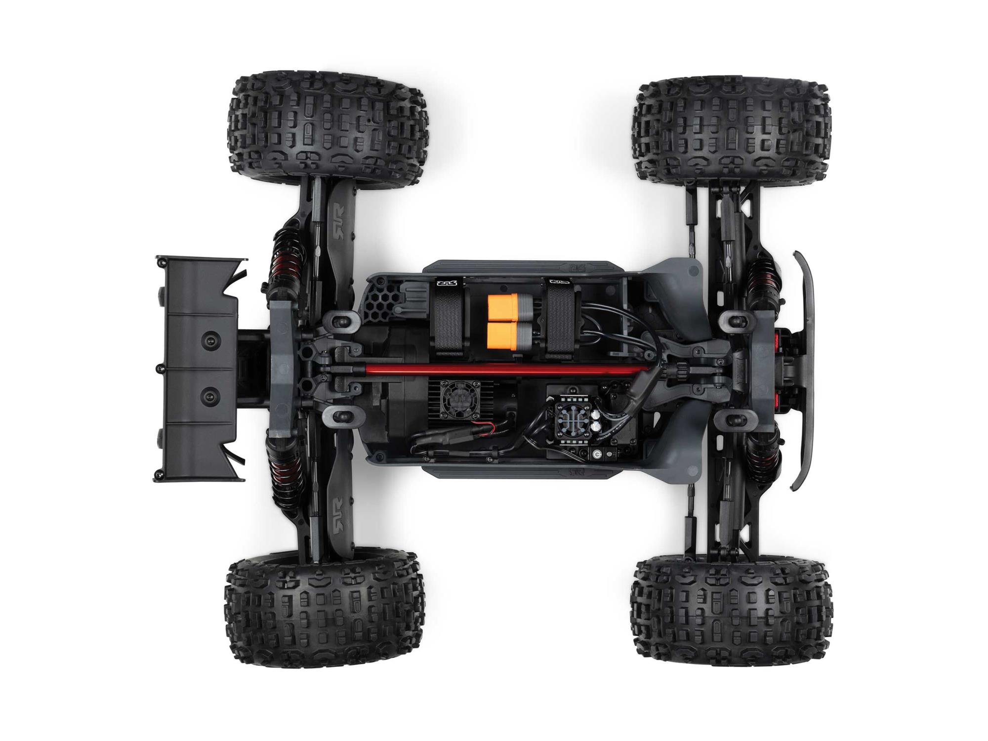 1/10 OUTCAST 4S 4X4 BLX Stunt MT (with Centre Diff) Gunmetal-6