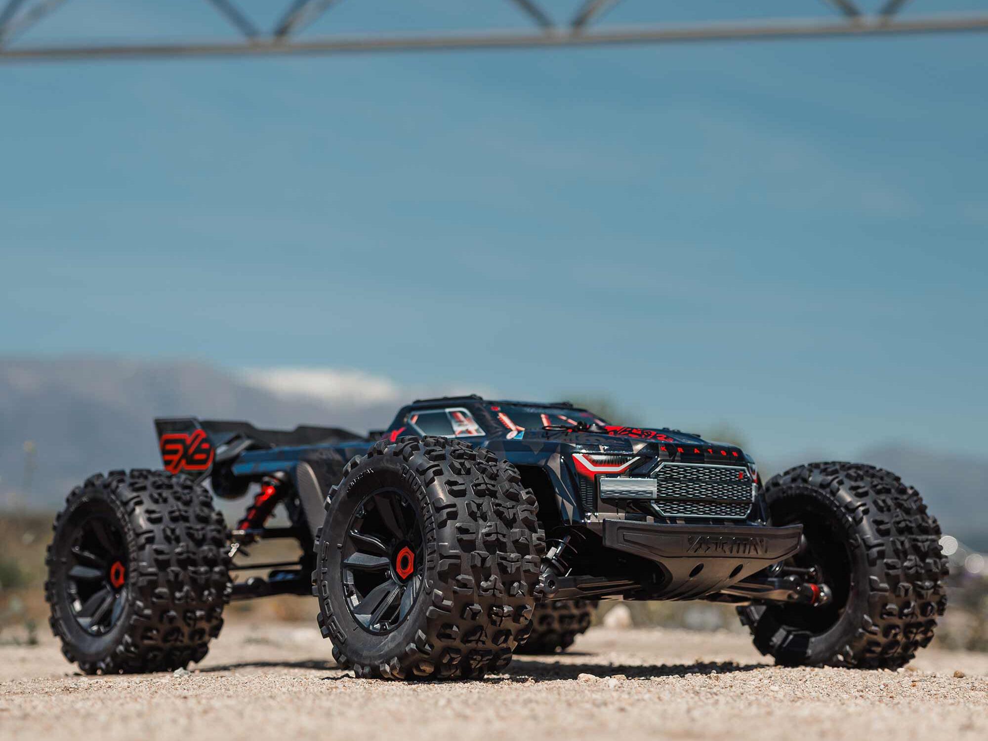 Arrma 1/5 KRATON 4x4 8S BLX EXB Brushless Monster Truck RTR, Black-24
