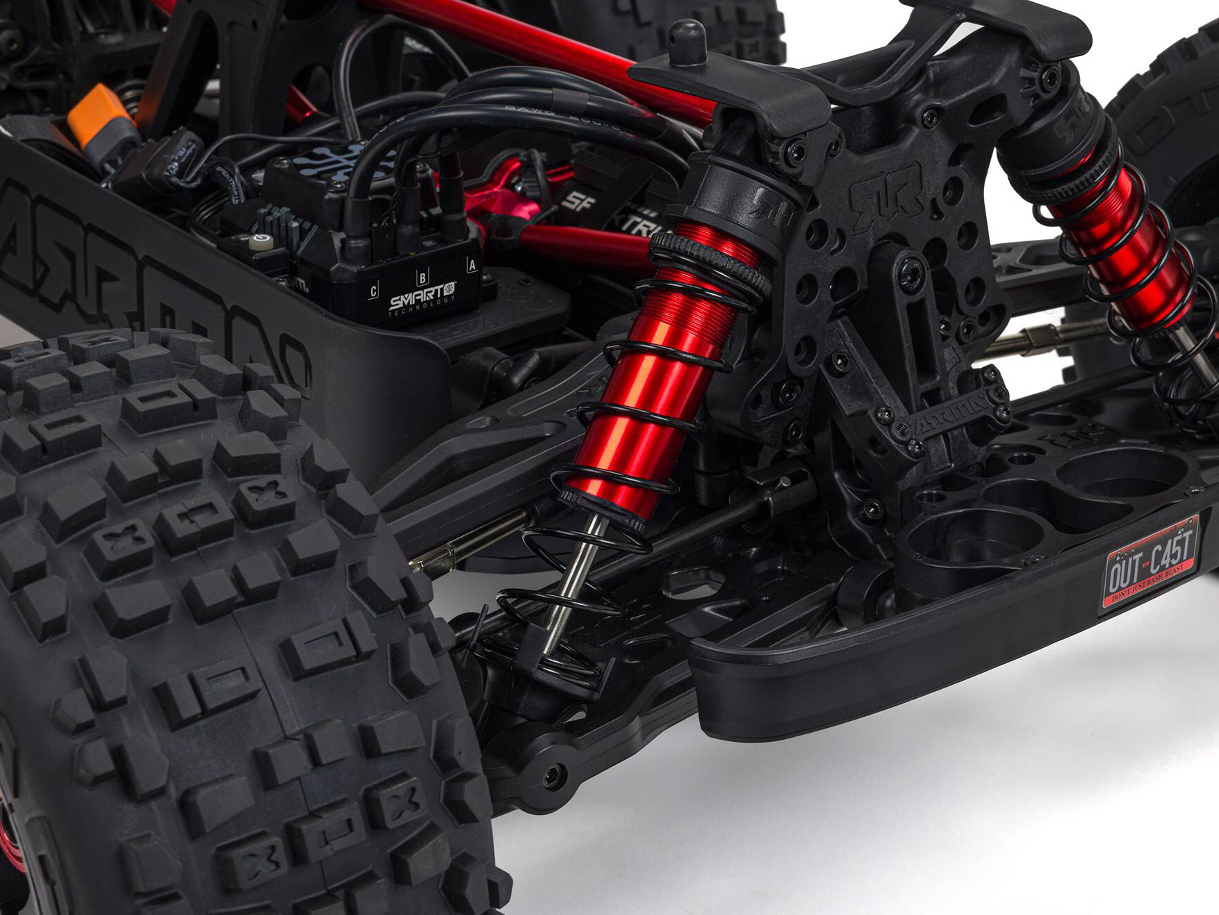 Arrma 1/5 Outcast 8S 4X4 BLX EXB Stunt Truck RTR Black-27