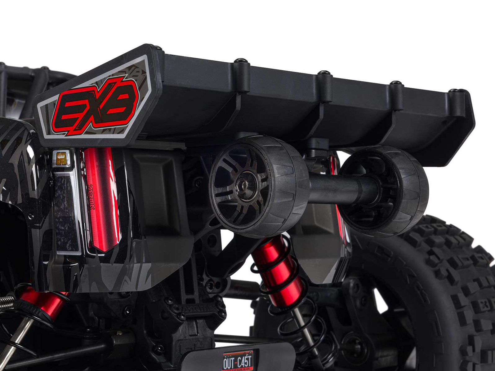 Arrma 1/5 Outcast 8S 4X4 BLX EXB Stunt Truck RTR Black-28
