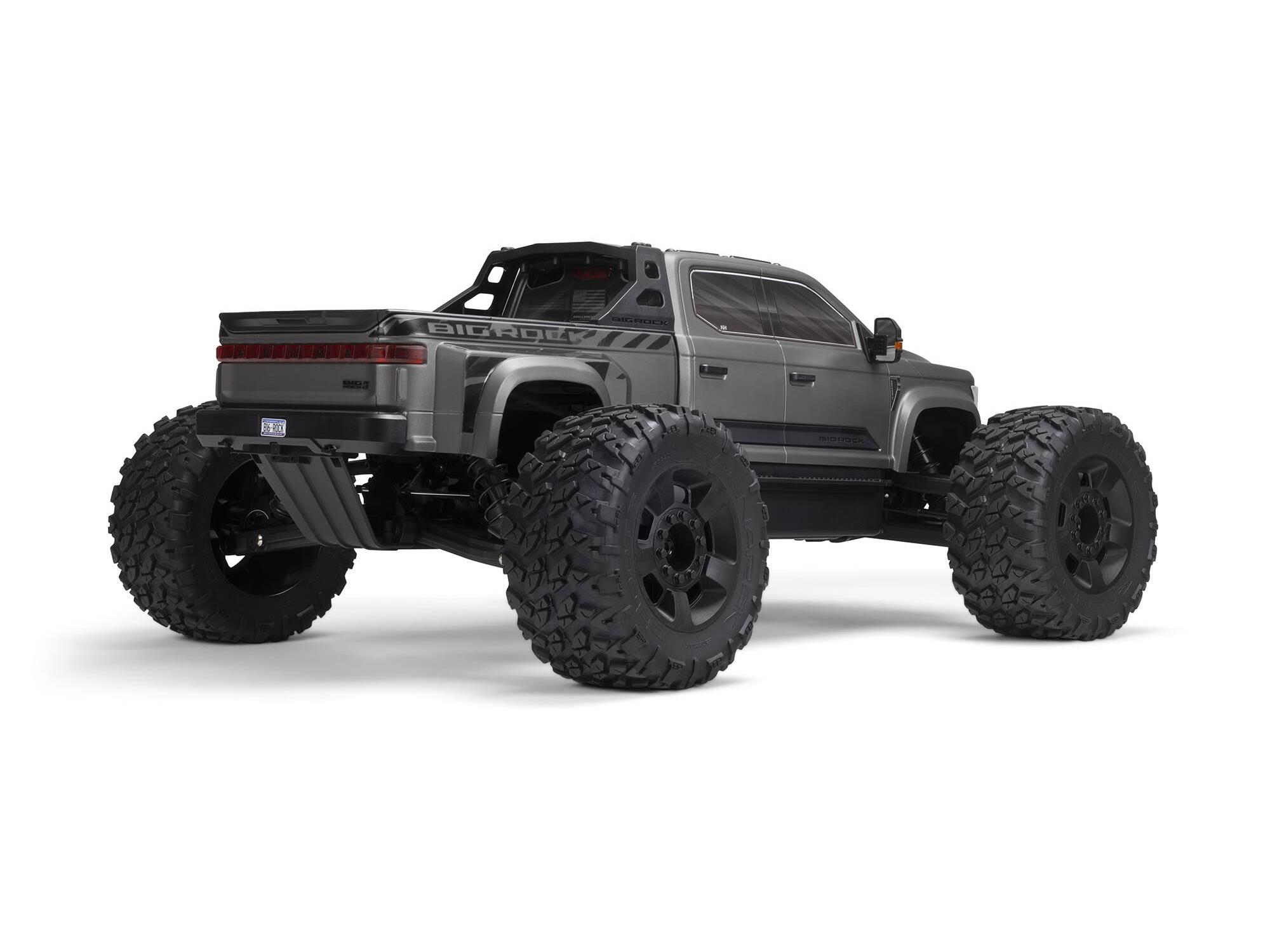 Arrma 1/7 BIG ROCK 6S 4X4 BLX Monster Truck RTR Gunmetal-22