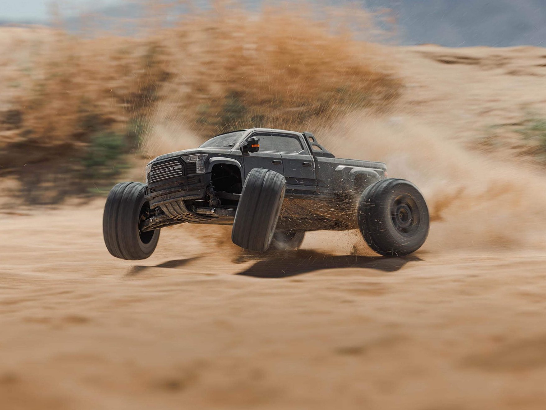 Arrma 1/7 BIG ROCK 6S 4X4 BLX Monster Truck RTR Gunmetal-34