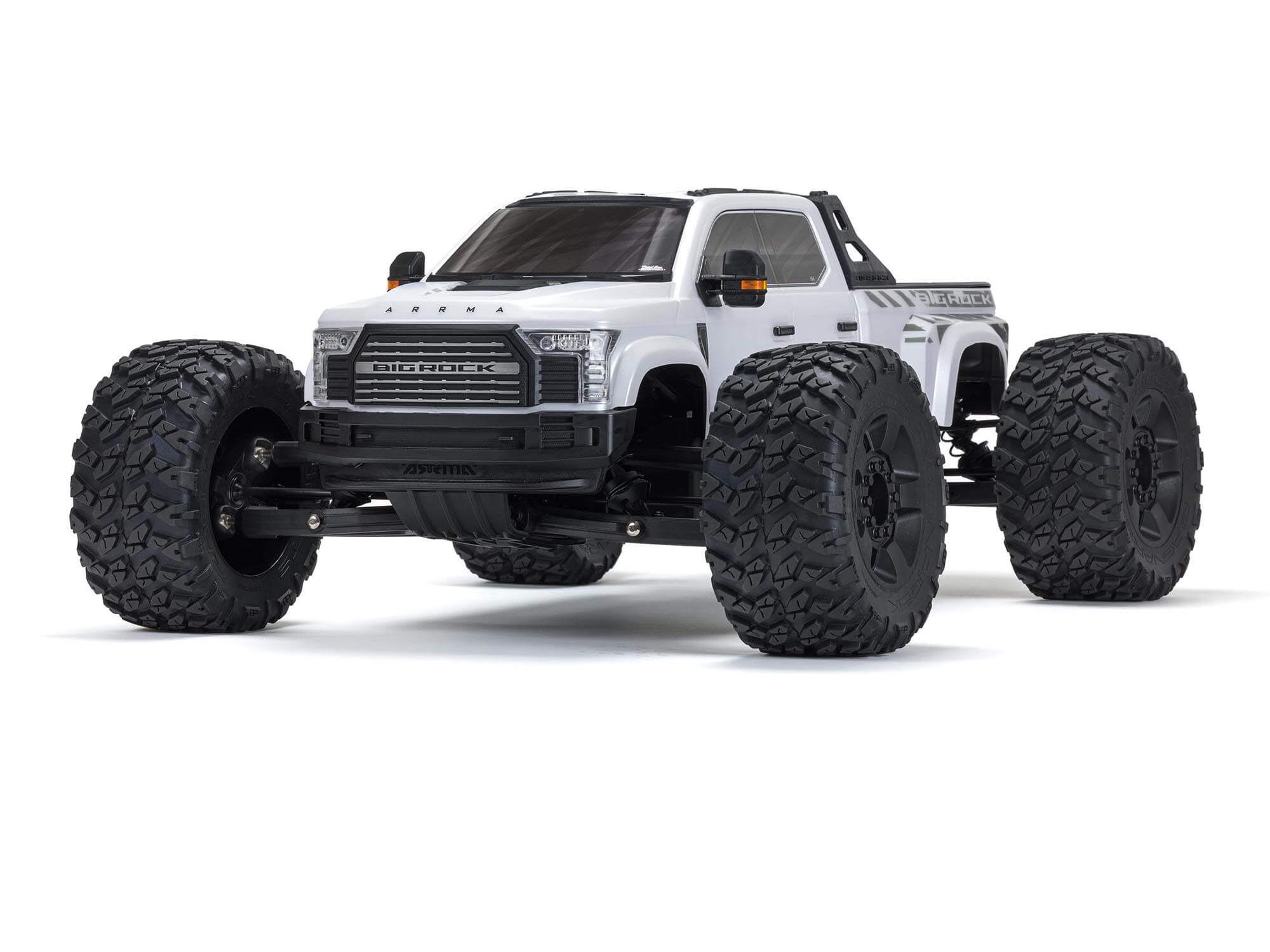 1/7 BIG ROCK 6S 4X4 BLX Monster Truck RTR White