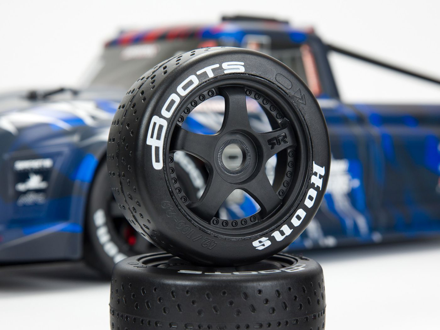 Arrma 1/7 Infraction 6S 4X4 BLX Resto-Mod Truck RTR Blue-6