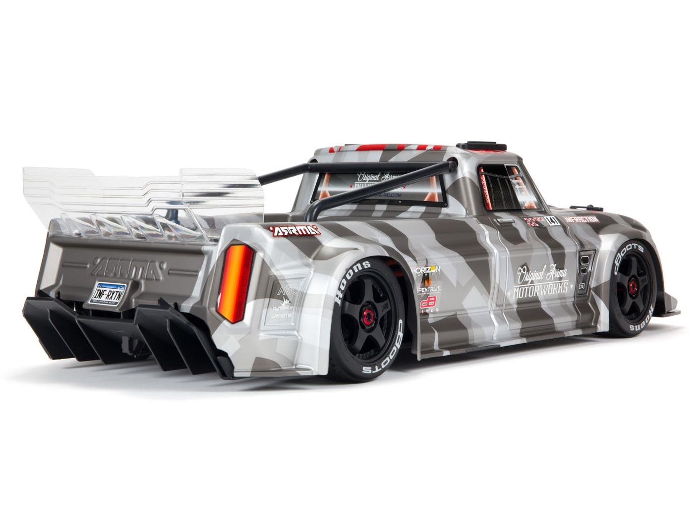 Arrma Infraction 6S BLX Resto-Mod Truck RTR Silver C-ARA7615V2T2-8