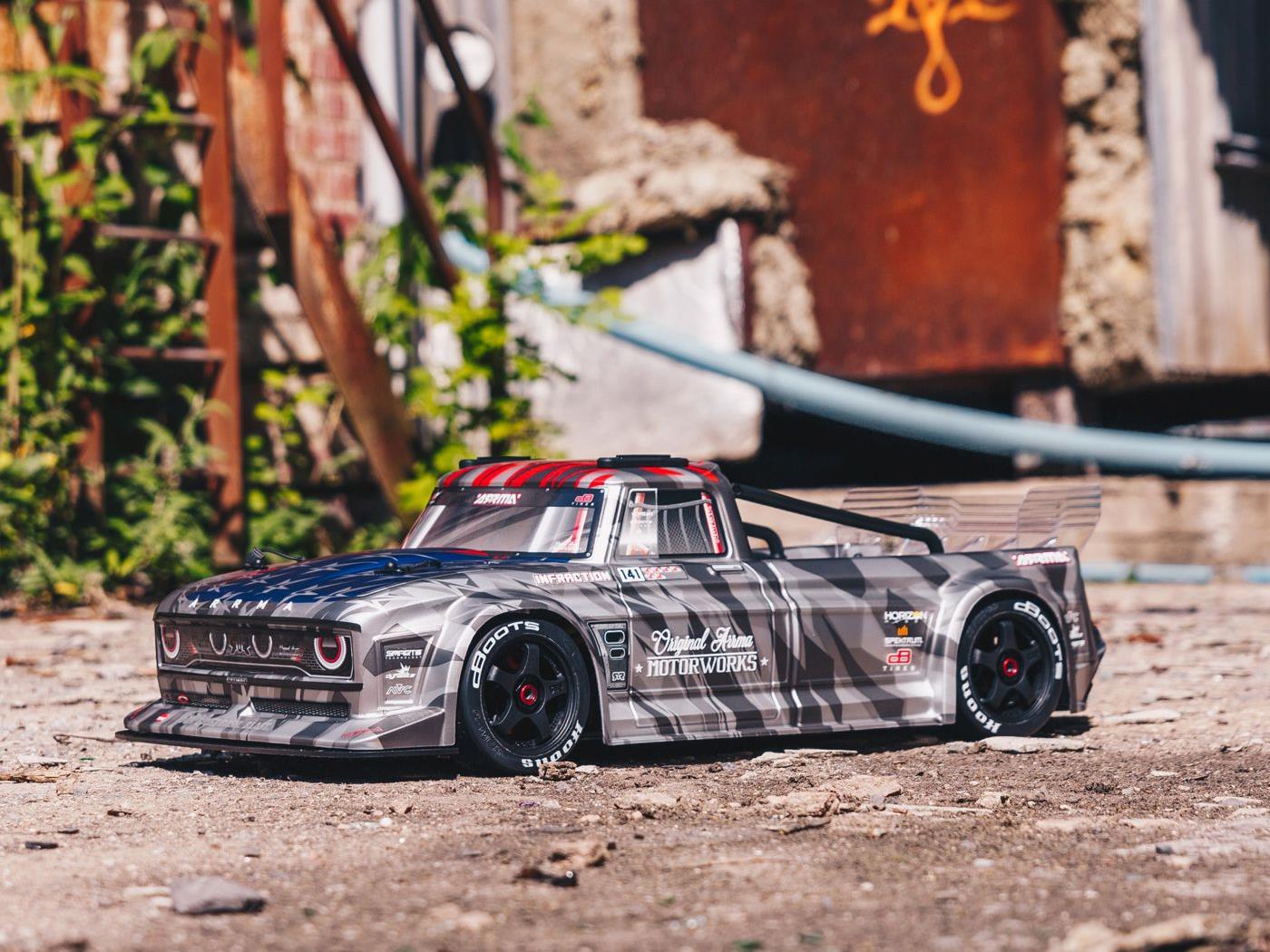 Arrma Infraction 6S BLX Resto-Mod Truck RTR Silver C-ARA7615V2T2-25