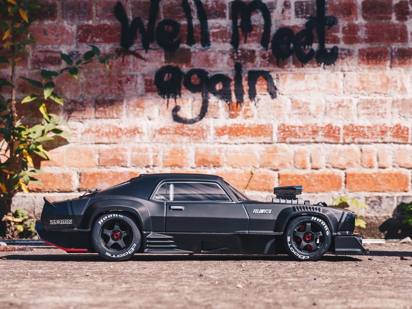 1/7 FELONY 6S 4X4 BLX Resto-Mod Muscle Car RTR Black-20