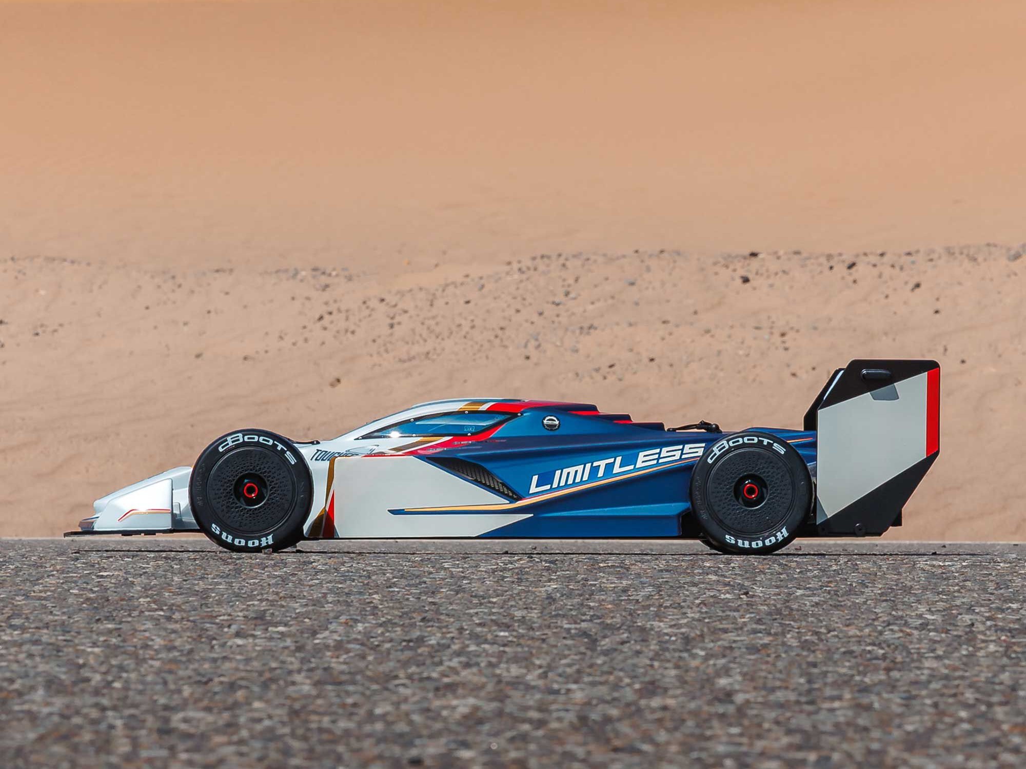 1/7 LIMITLESS 120 8S AVC 4X4 RTR Street Speed, White/Blue-20