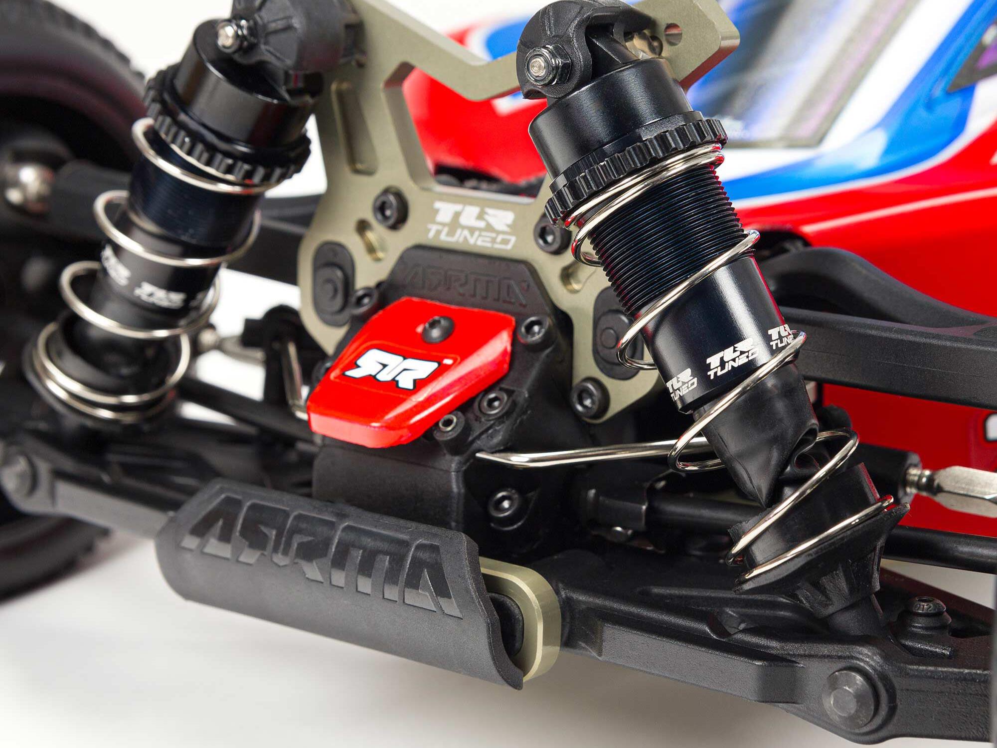 1/8 TLR TUNED TYPHON 6S 4X4 BLX Buggy RTR Red/Blue-22