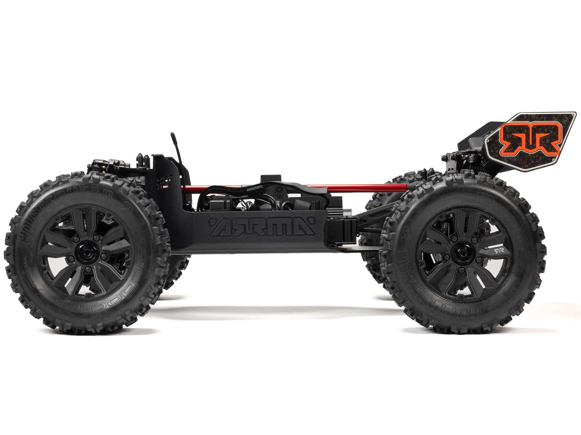 Arrma 1/8 Kraton 6S V6 4X4 BLX Speed Monster Truck RTR Orange-16