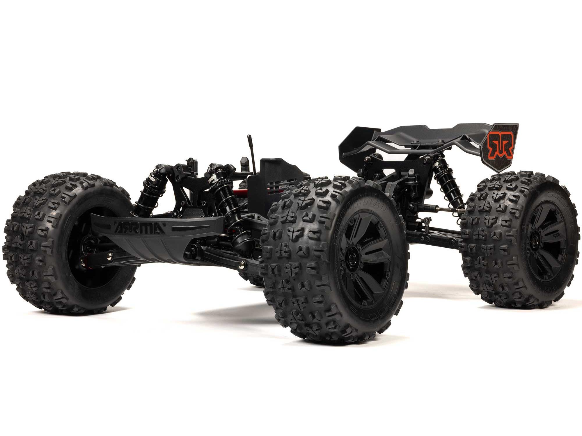 Arrma 1/8 Kraton 6S V6 4X4 BLX Speed Monster Truck RTR Orange-17