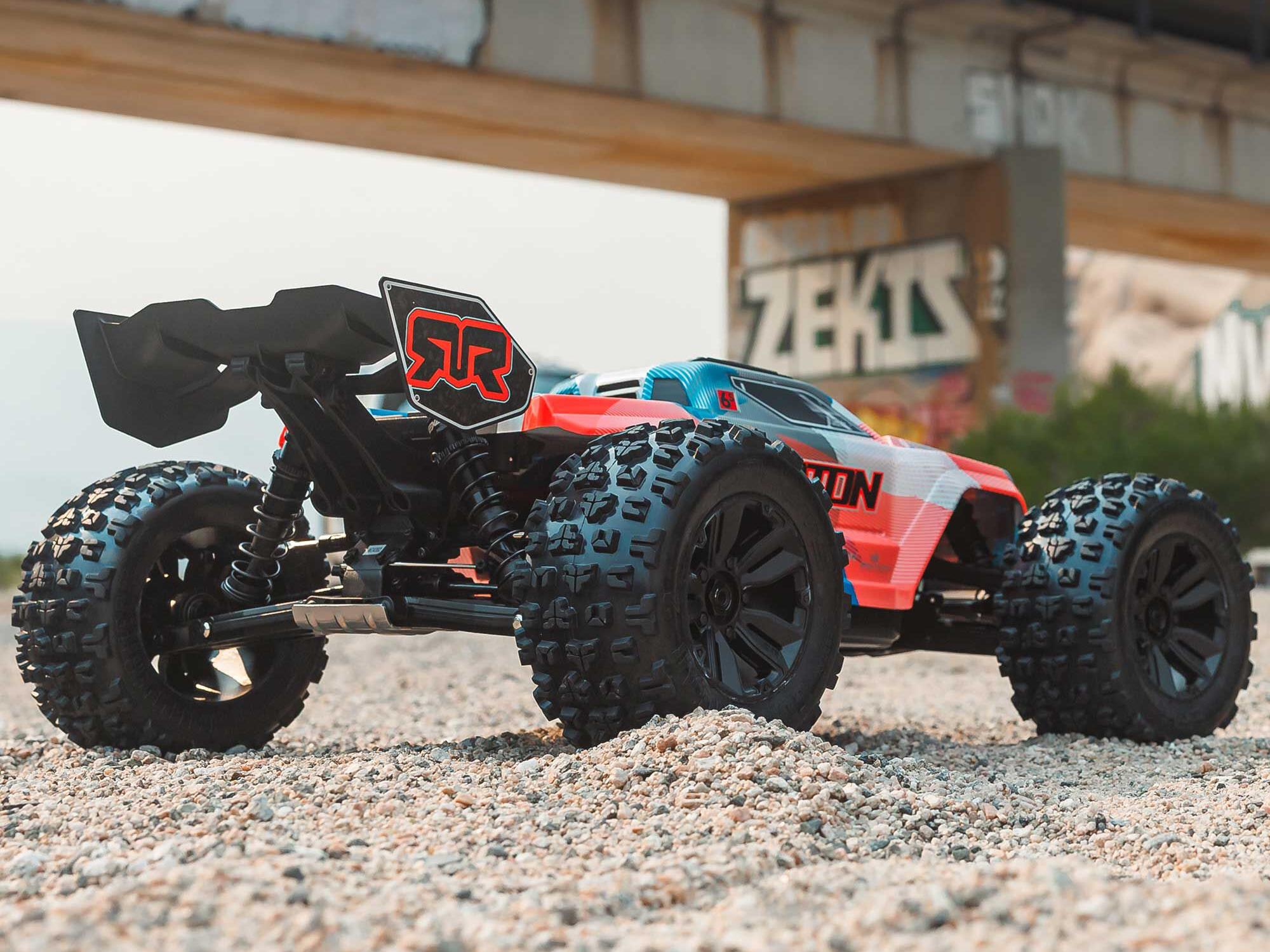Arrma 1/8 Kraton 6S V6 4X4 BLX Speed Monster Truck RTR Orange-23