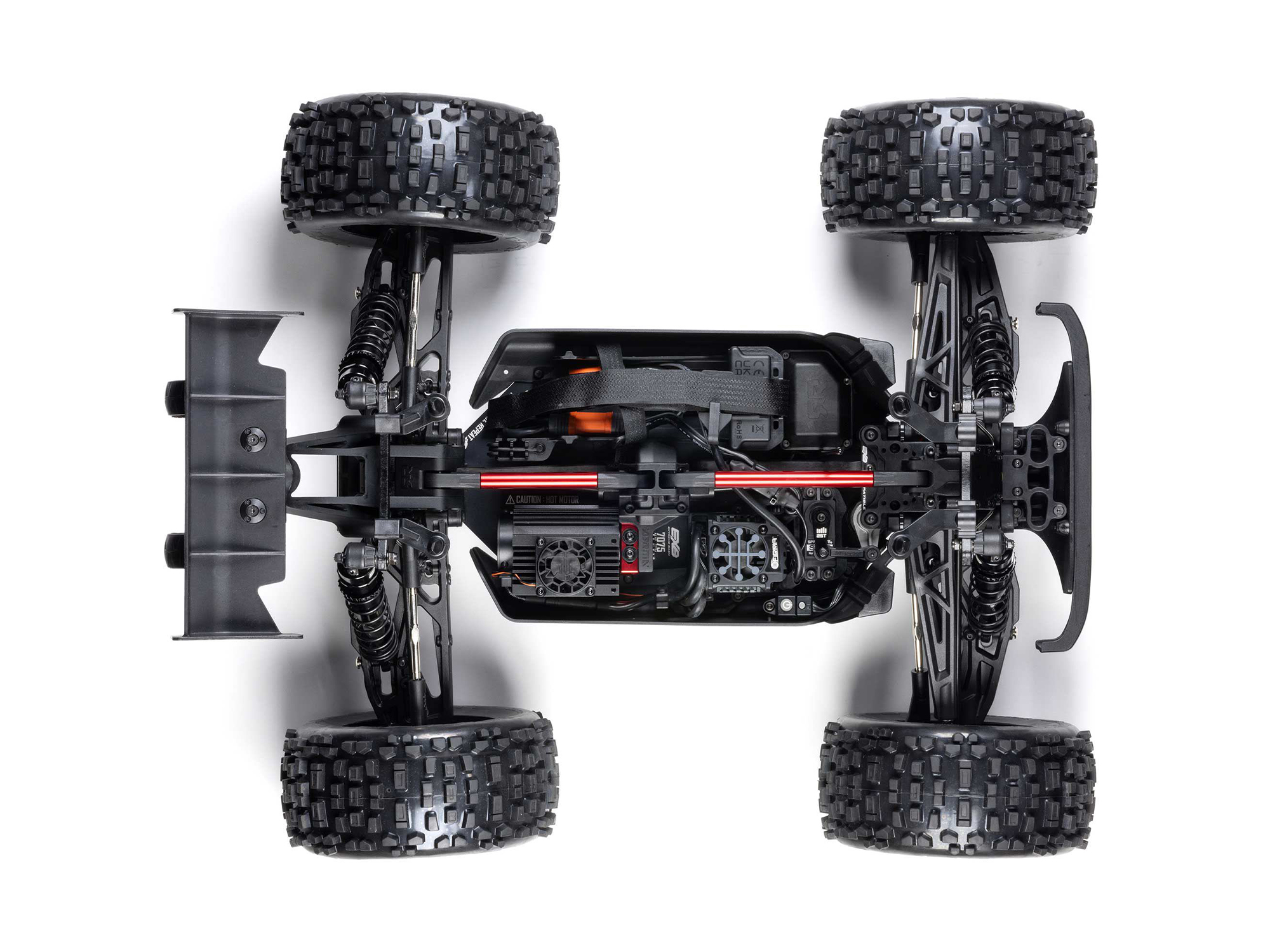 Arrma 1/8 Notorious 6S V6 4X4 BLX Stunt Truck RTR - Blue-17