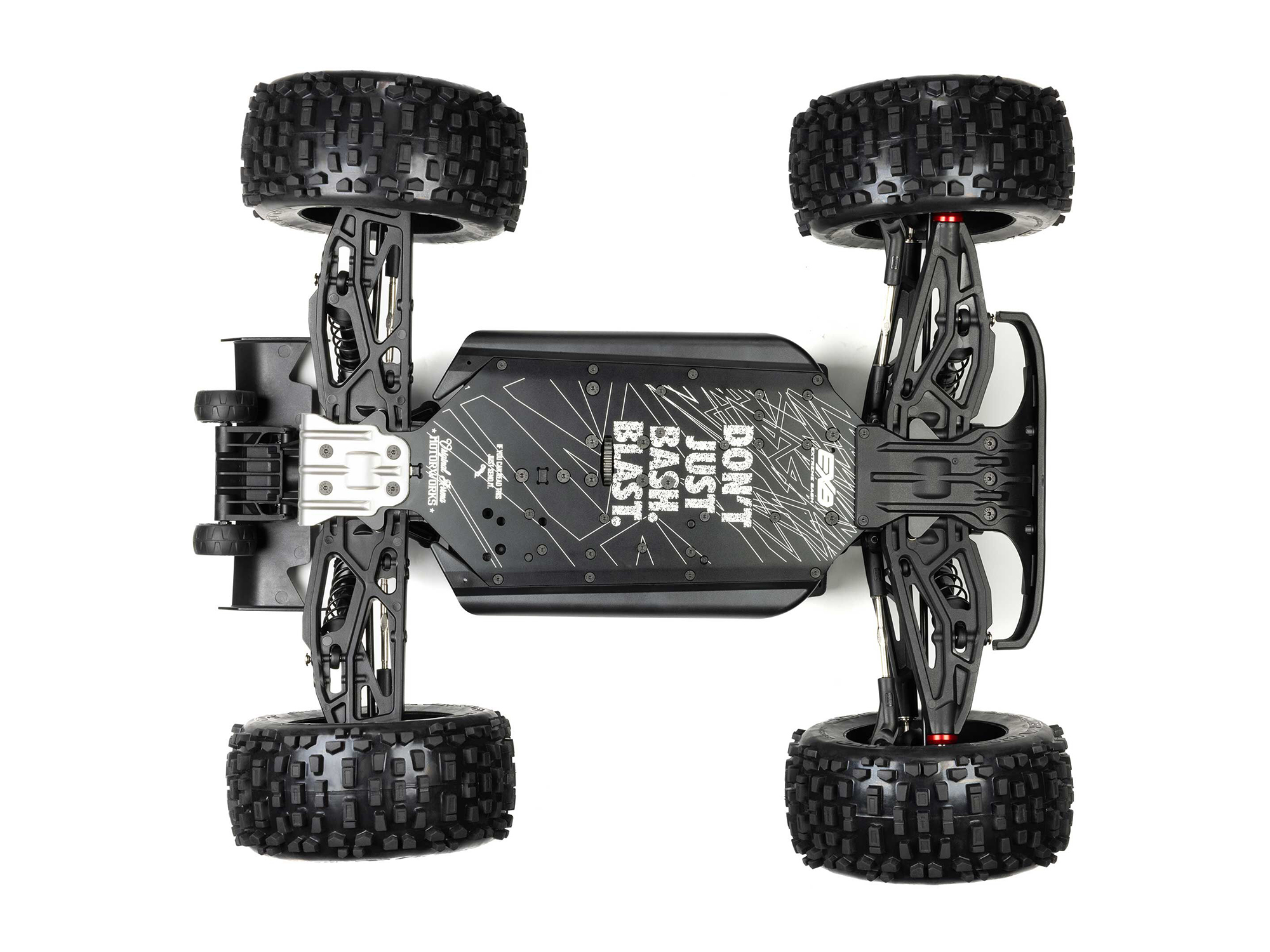 Arrma 1/8 Notorious 6S V6 4X4 BLX Stunt Truck RTR - Blue-18