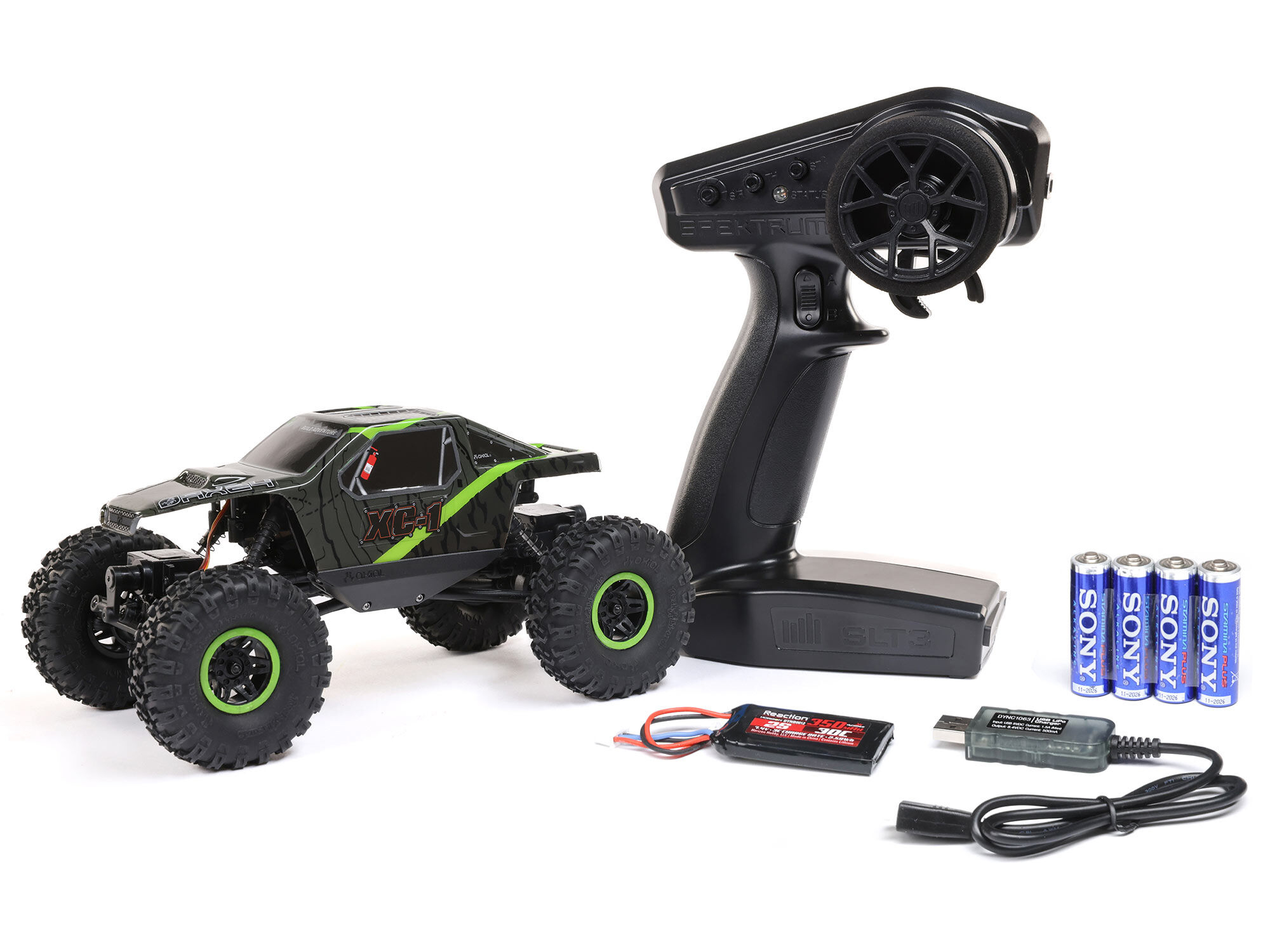 1/24 AX24 XC-1 4WS Crawler RTR Green-14