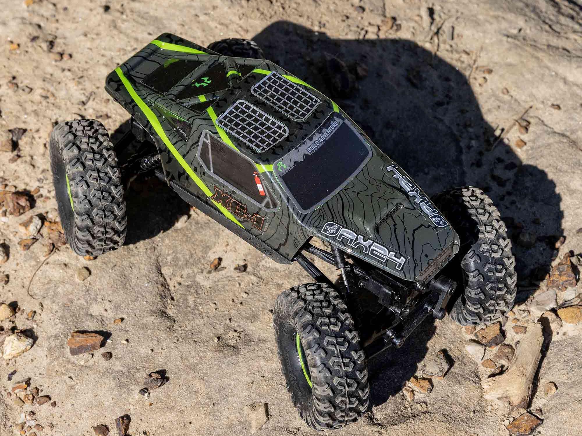 1/24 AX24 XC-1 4WS Crawler RTR Green-17