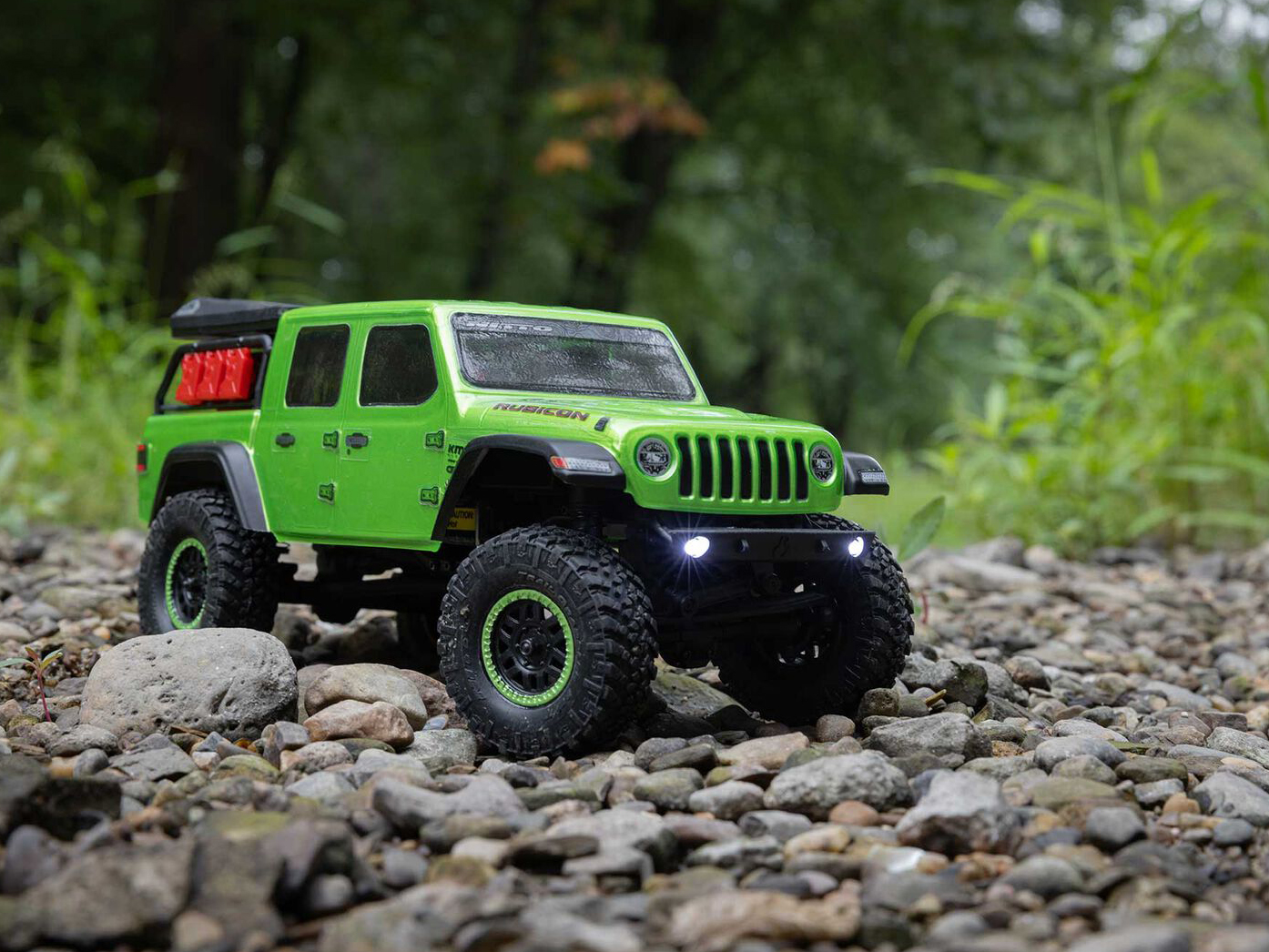Axial SCX24 Jeep JT Gladiator 4WD Rock Crawler RTR Green-36
