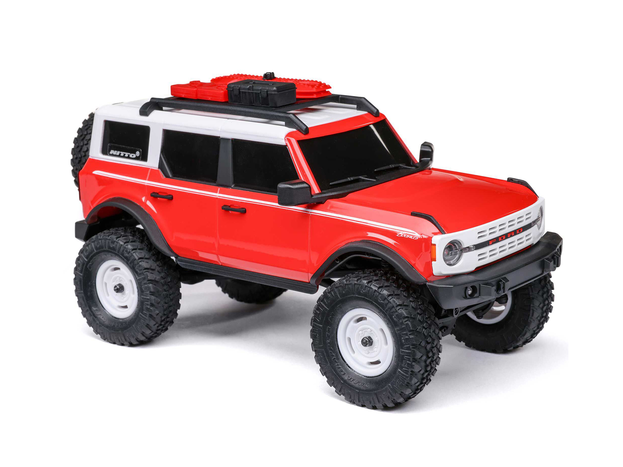 Axial 1/24 SCX24 Ford Bronco 4X4 RTR (inc Battery & Charger) Heritage Edition Red-10