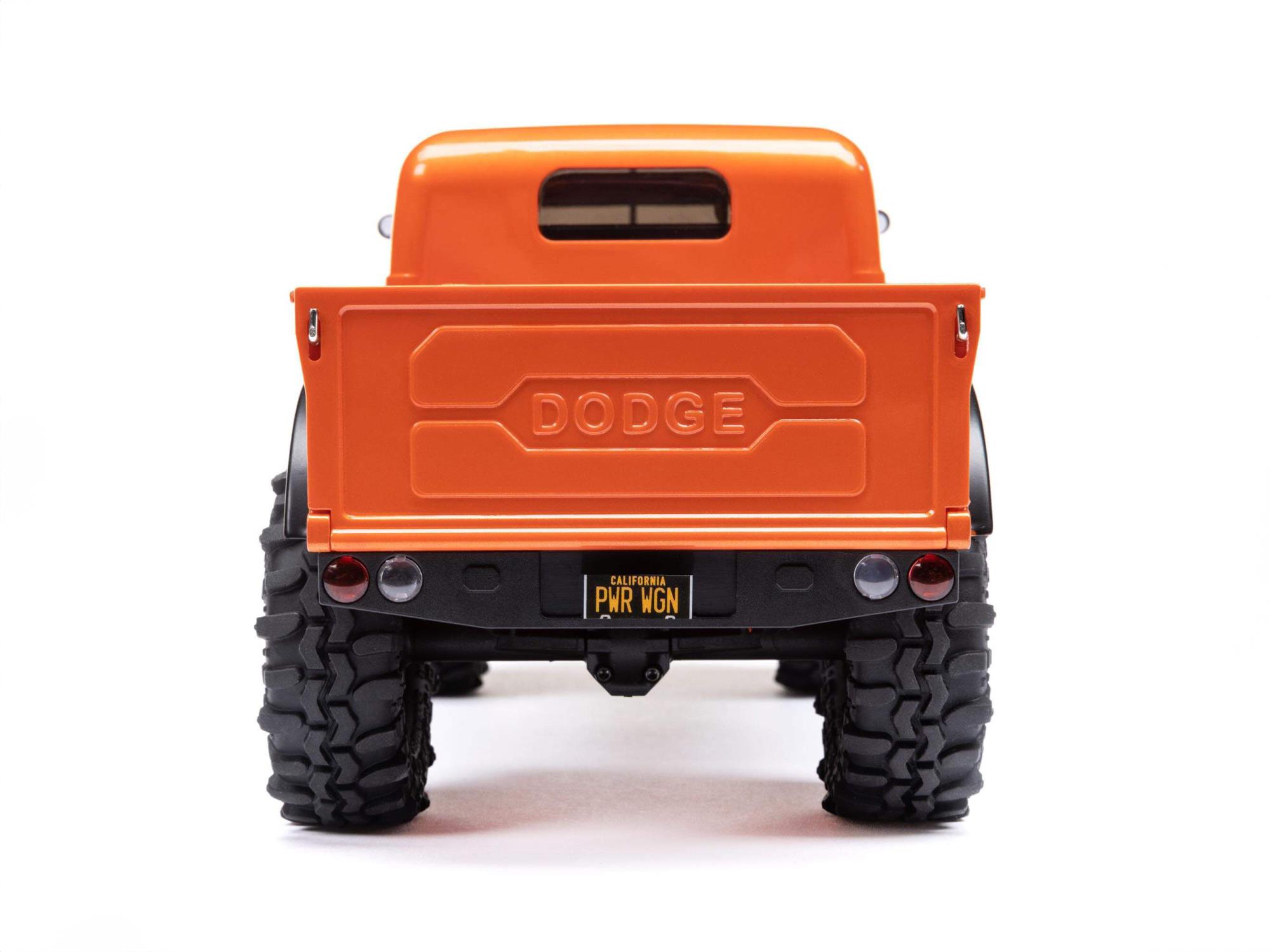 Axial 1/24 SCX24 Dodge Power Wagon 4WD Rock Crawler Brushed RTR - Orange-19