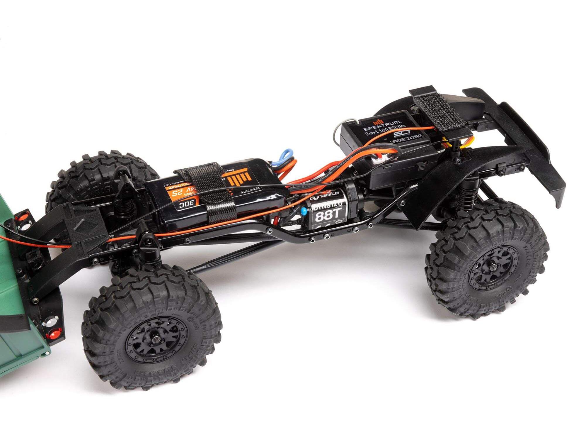 Axial 1/24 SCX24 Dodge Power Wagon 4WD Rock Crawler Brushed RTR - Orange-22