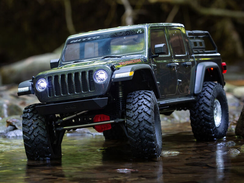 Axial 1/10 SCX10III Jeep JT Gladiator 4WD Rock Crawler RTR Grey-29