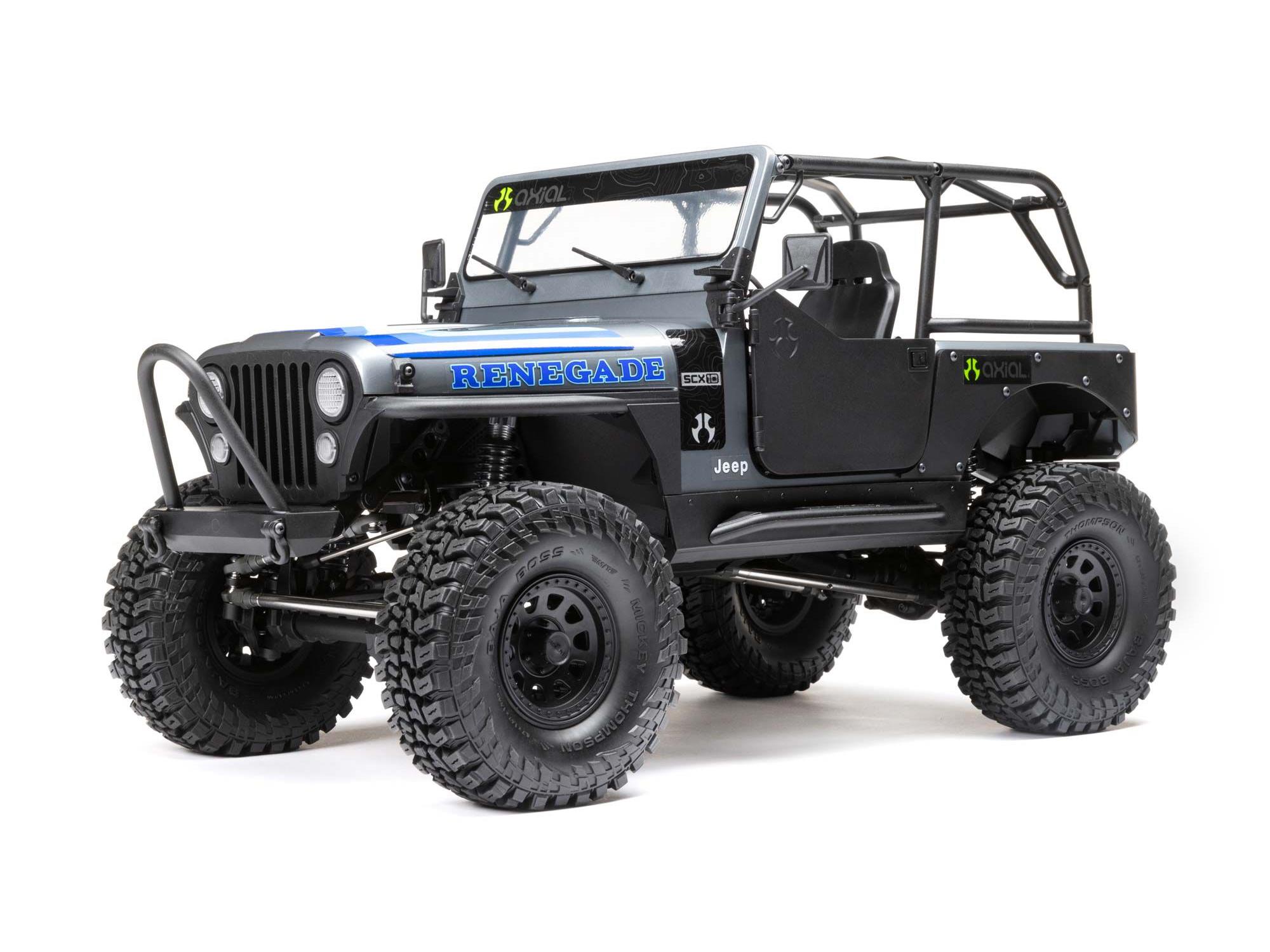 1/10 SCX10 III Jeep CJ-7 4WD RTR Grey