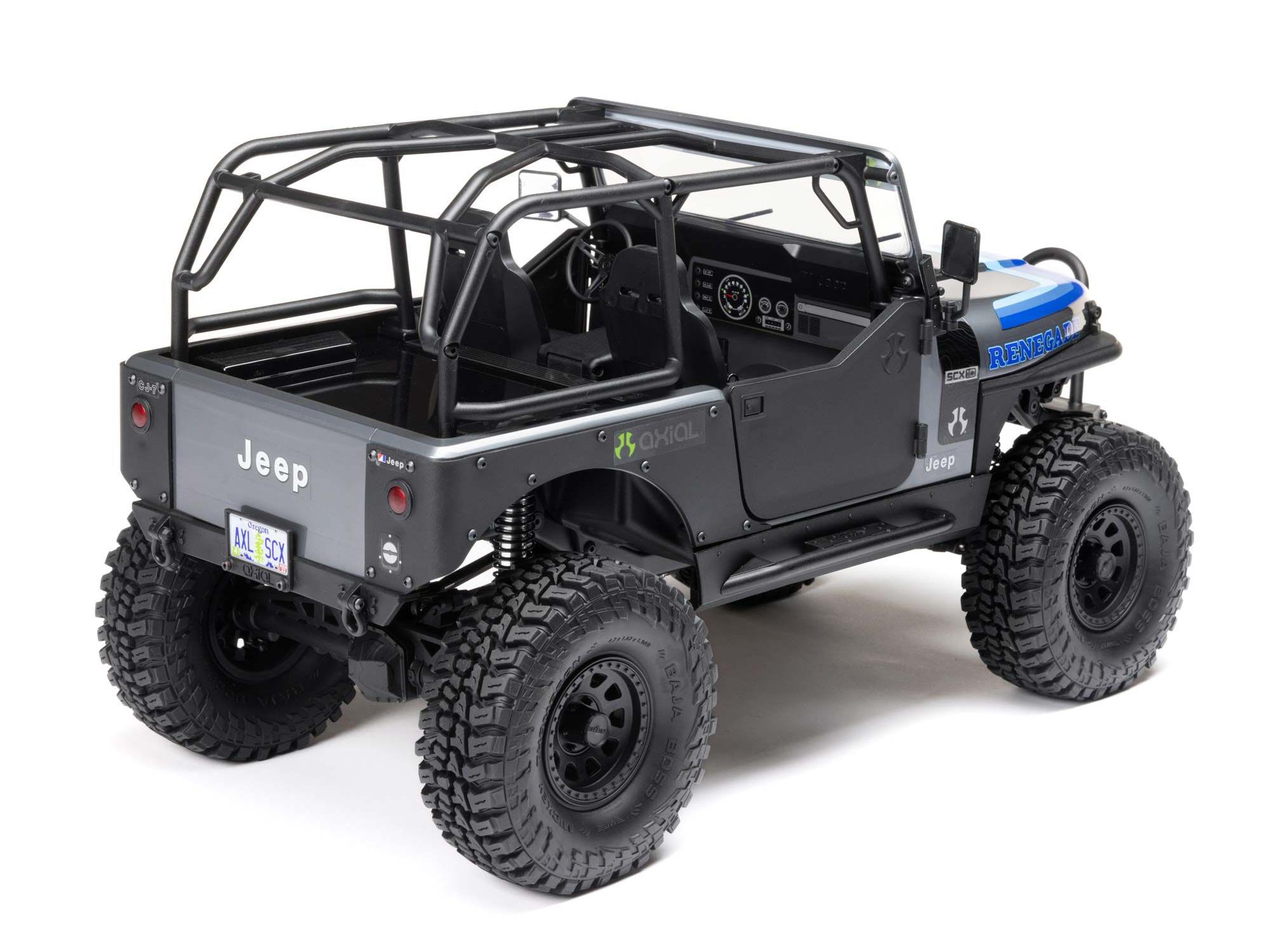 1/10 SCX10 III Jeep CJ-7 4WD RTR Grey-4