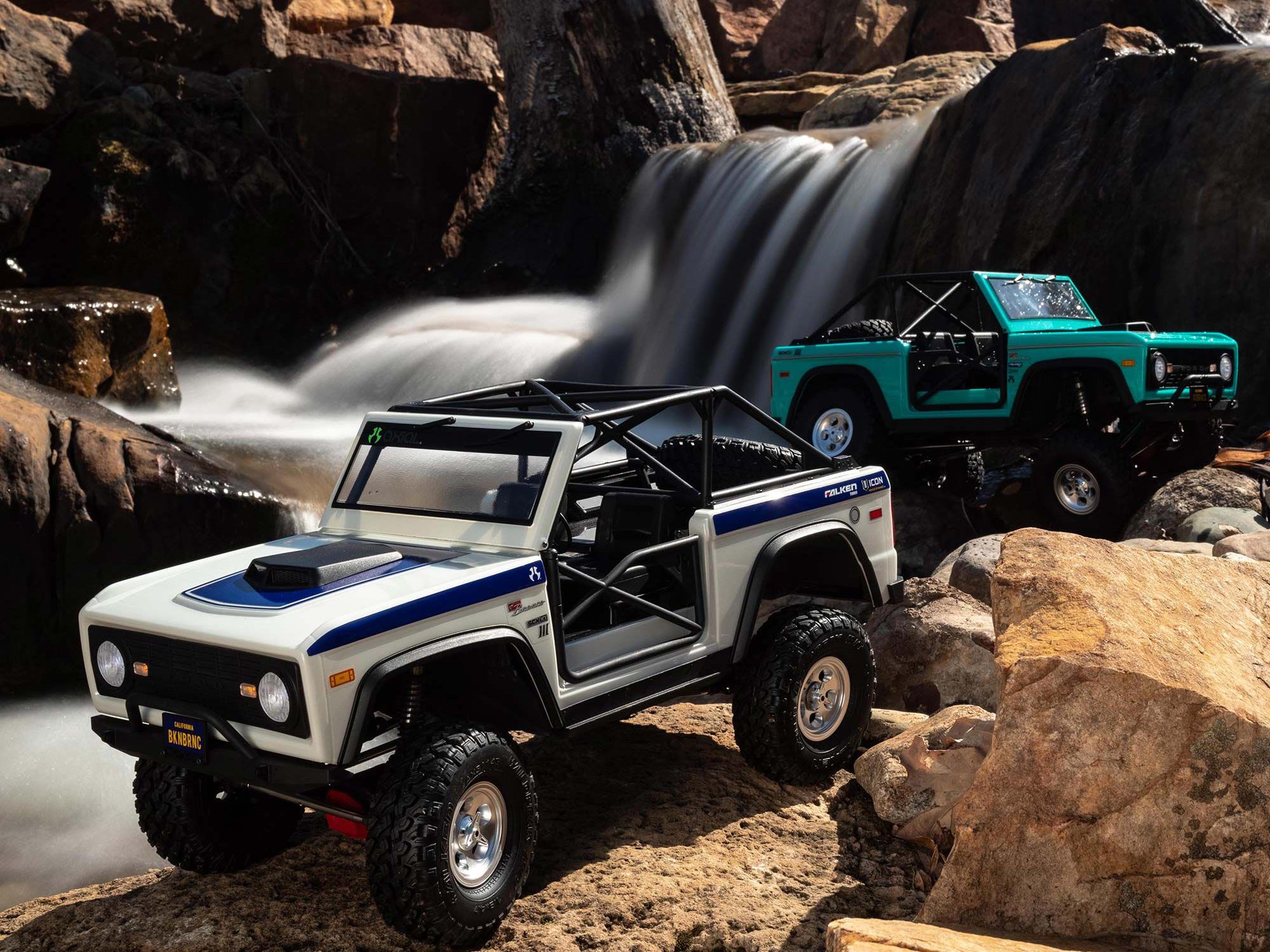 1/10 SCX10 III Early Ford Bronco 4WD Rock Crawler RTR Teal-21