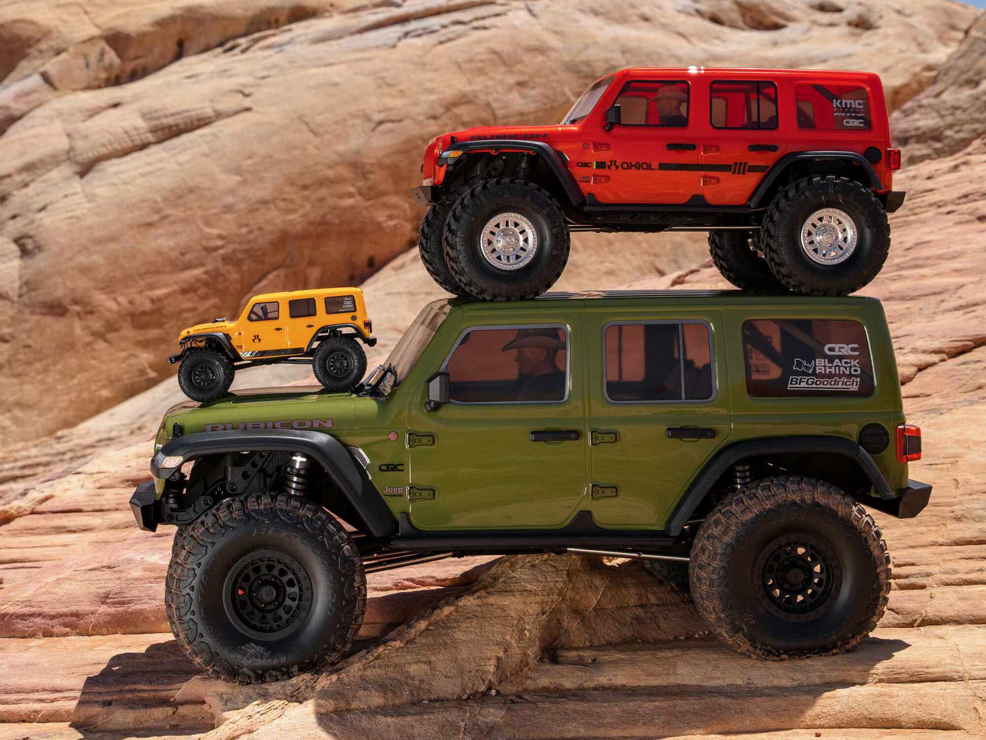 1/6 SCX6 Jeep JLU Wrangler 4WD Rock Crawler RTR Green-21