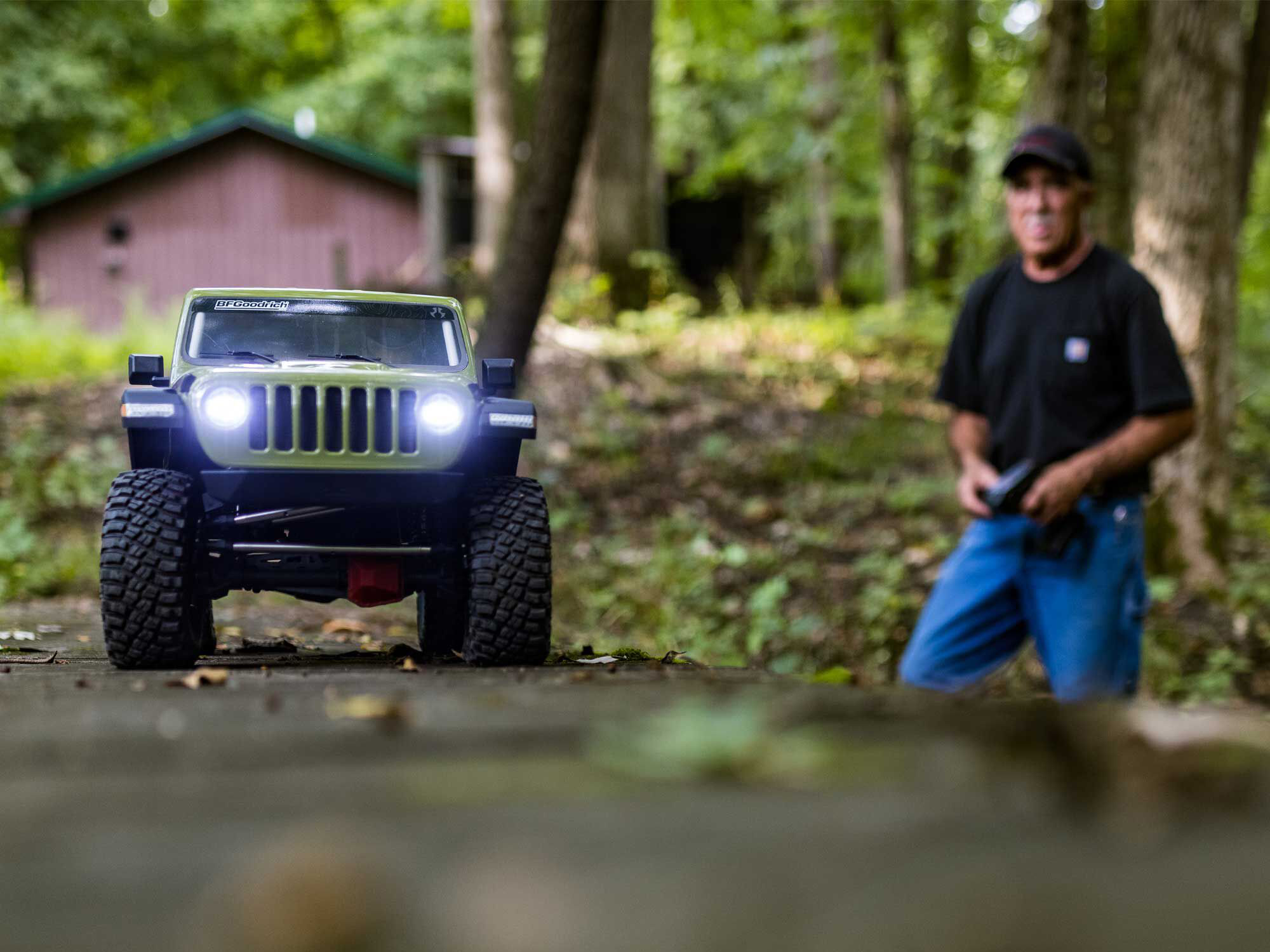 1/6 SCX6 Jeep JLU Wrangler 4WD Rock Crawler RTR Green-25