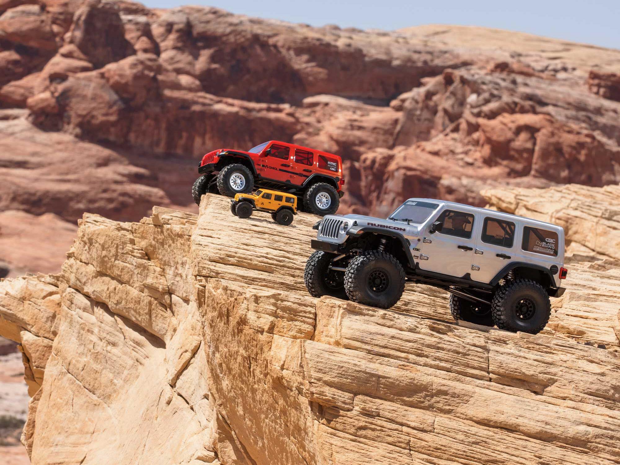 Axial 1/6 SCX6 Jeep JLU Wrangler 4WD Rock Crawler RTR Silver-31