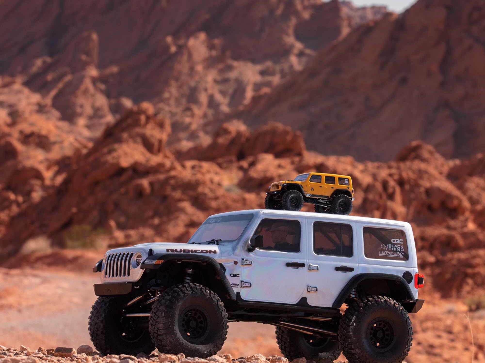 Axial 1/6 SCX6 Jeep JLU Wrangler 4WD Rock Crawler RTR Silver-32