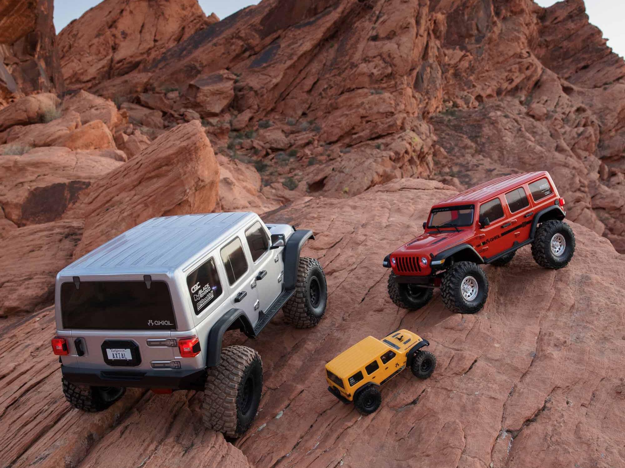 Axial 1/6 SCX6 Jeep JLU Wrangler 4WD Rock Crawler RTR Silver-34