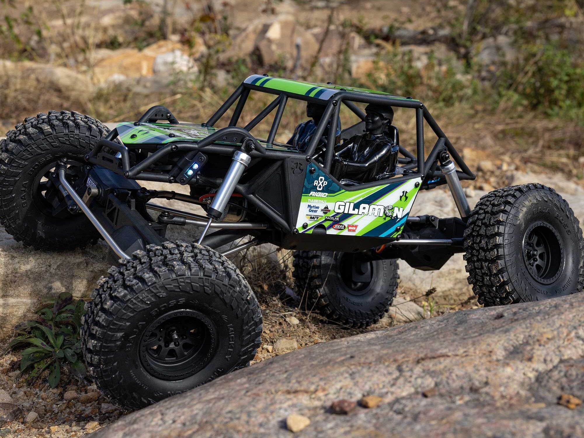 1/8 AXP8 Gilamon 2.2 4X4 RTR Trail Buggy - Green-37