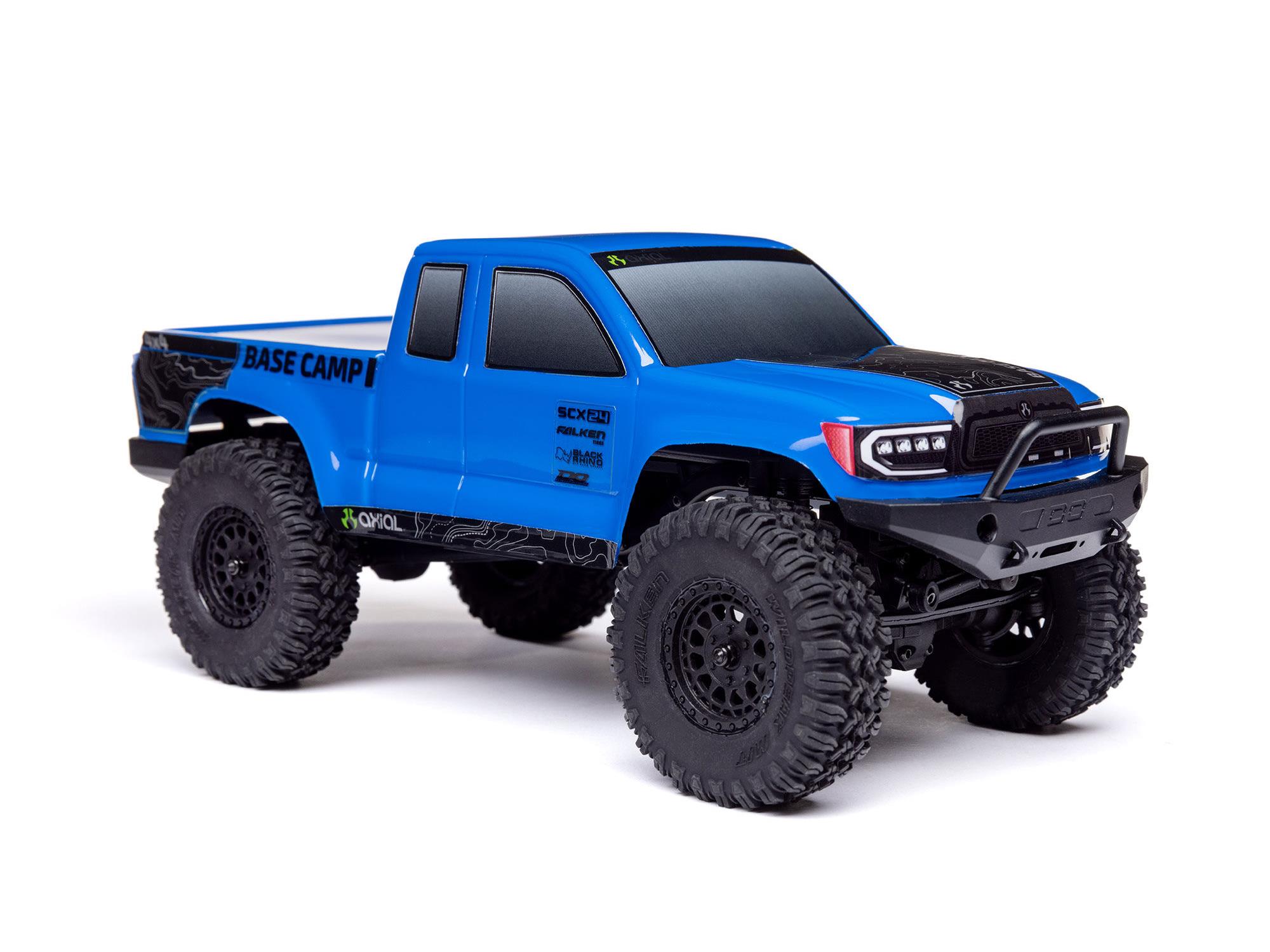 Axial SCX24 Base Camp 4WD Rock Crawler RTR Blue-15
