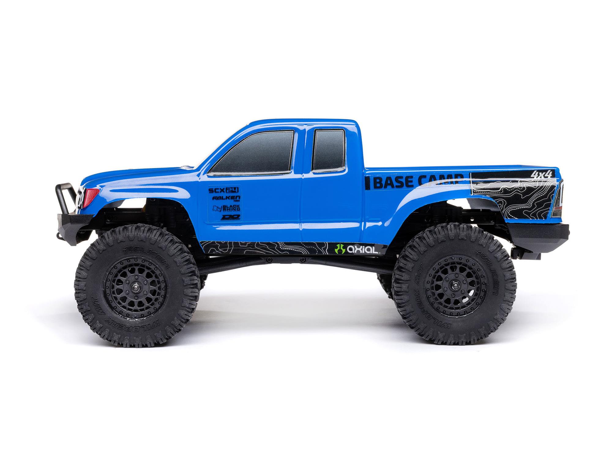 Axial SCX24 Base Camp 4WD Rock Crawler RTR Blue-17