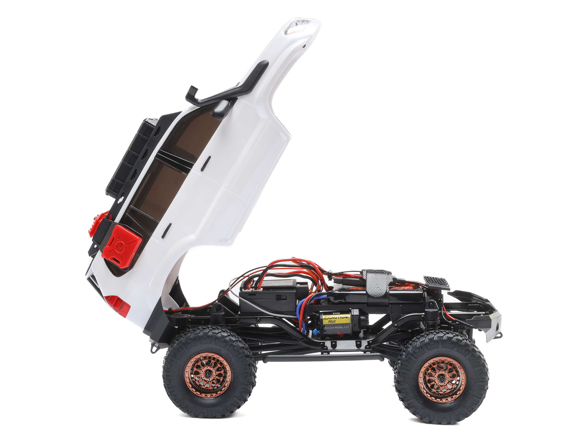 Axial 1/24 SCX24 Lexus GX 470 4x4 Rock Crawler RTR - White-14