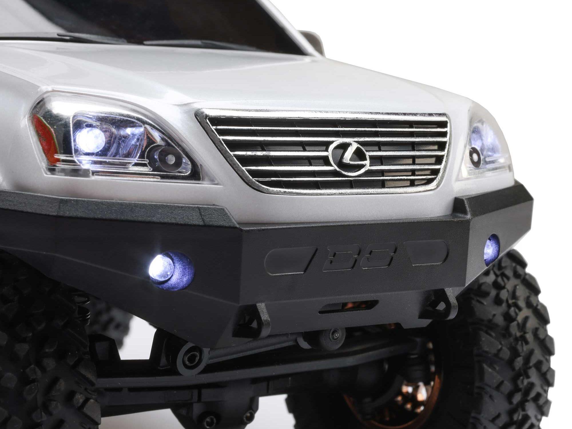 Axial 1/24 SCX24 Lexus GX 470 4x4 Rock Crawler RTR - White-18