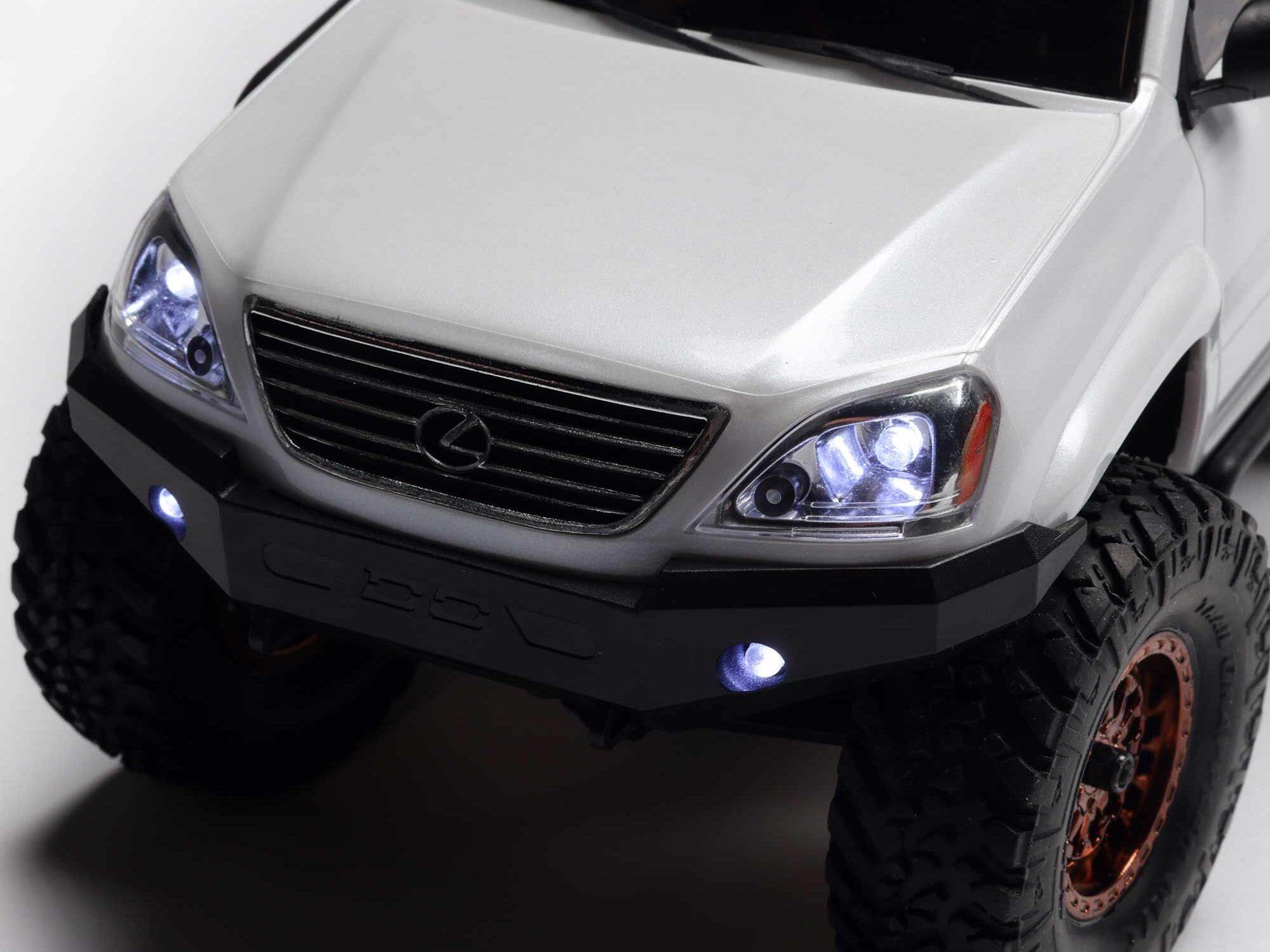 Axial 1/24 SCX24 Lexus GX 470 4x4 Rock Crawler RTR - White-20