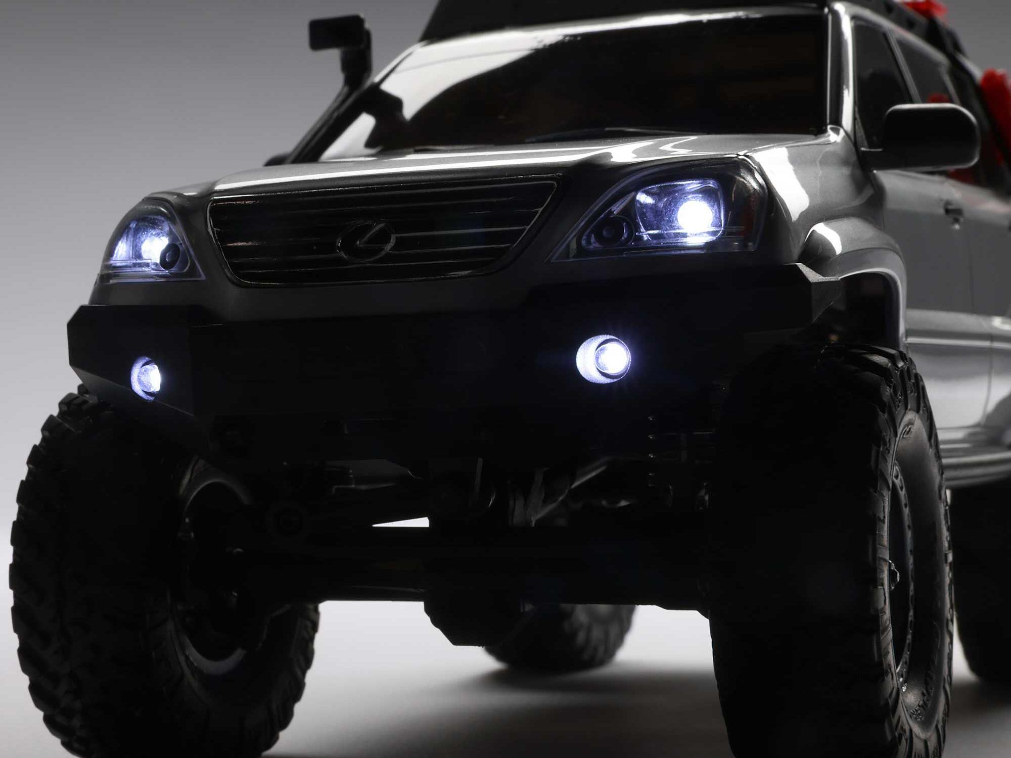 Axial 1/24 SCX24 Lexus GX 470 4x4 Rock Crawler RTR - Silver-15
