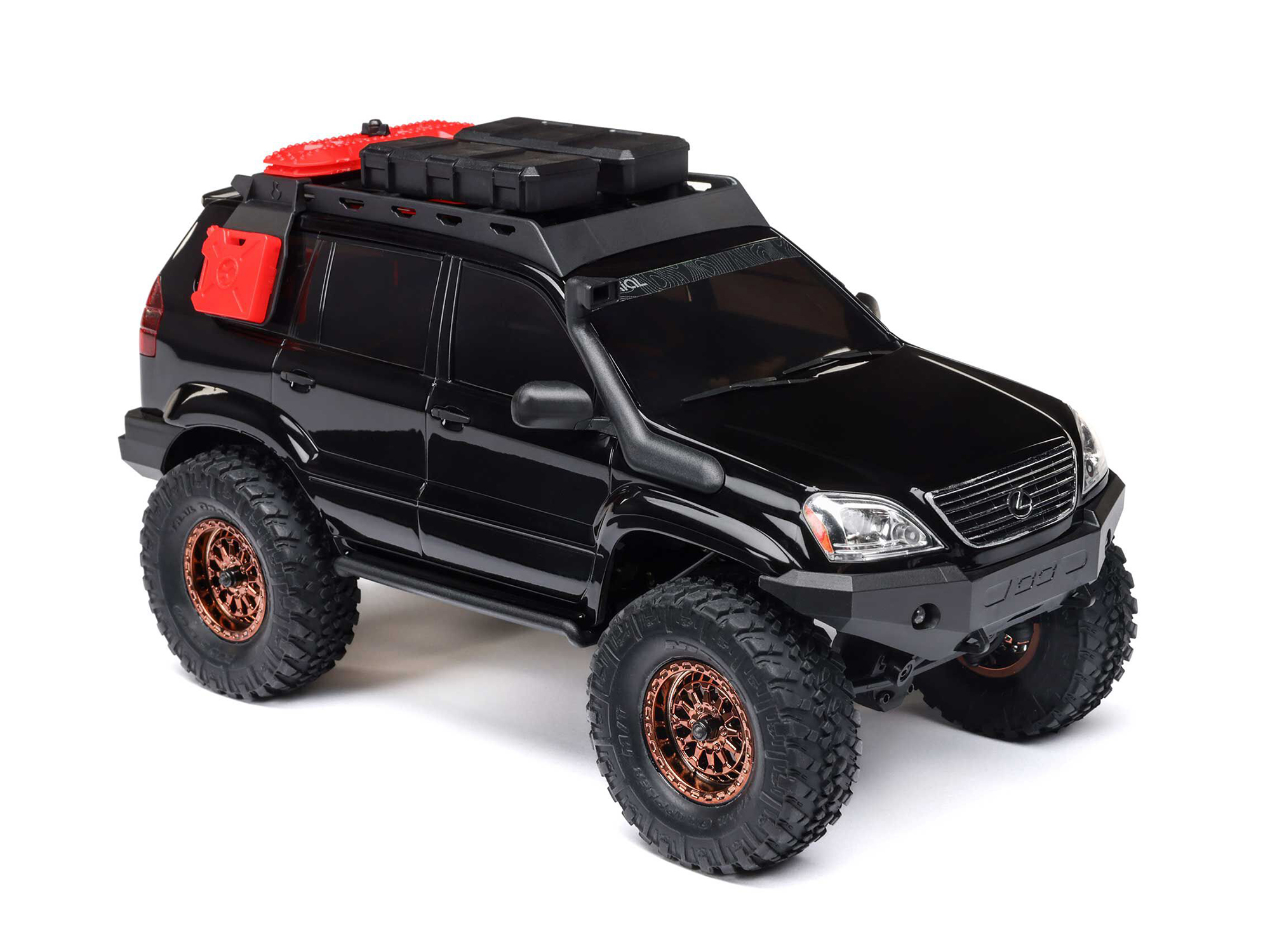 1/24 SCX24 Lexus GX 470 4WD Rock Crawler RTR Black-2