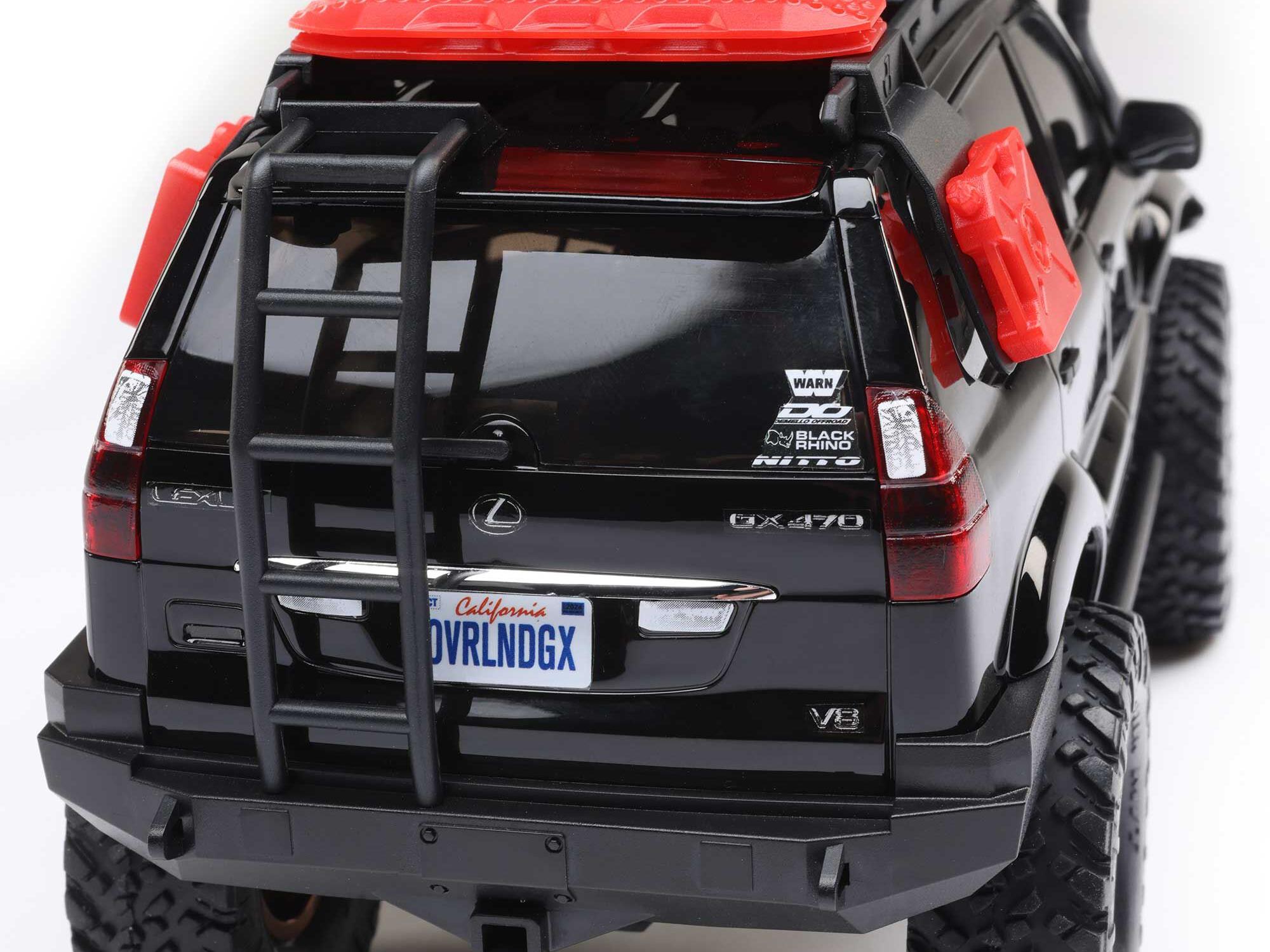 1/24 SCX24 Lexus GX 470 4WD Rock Crawler RTR Black-14