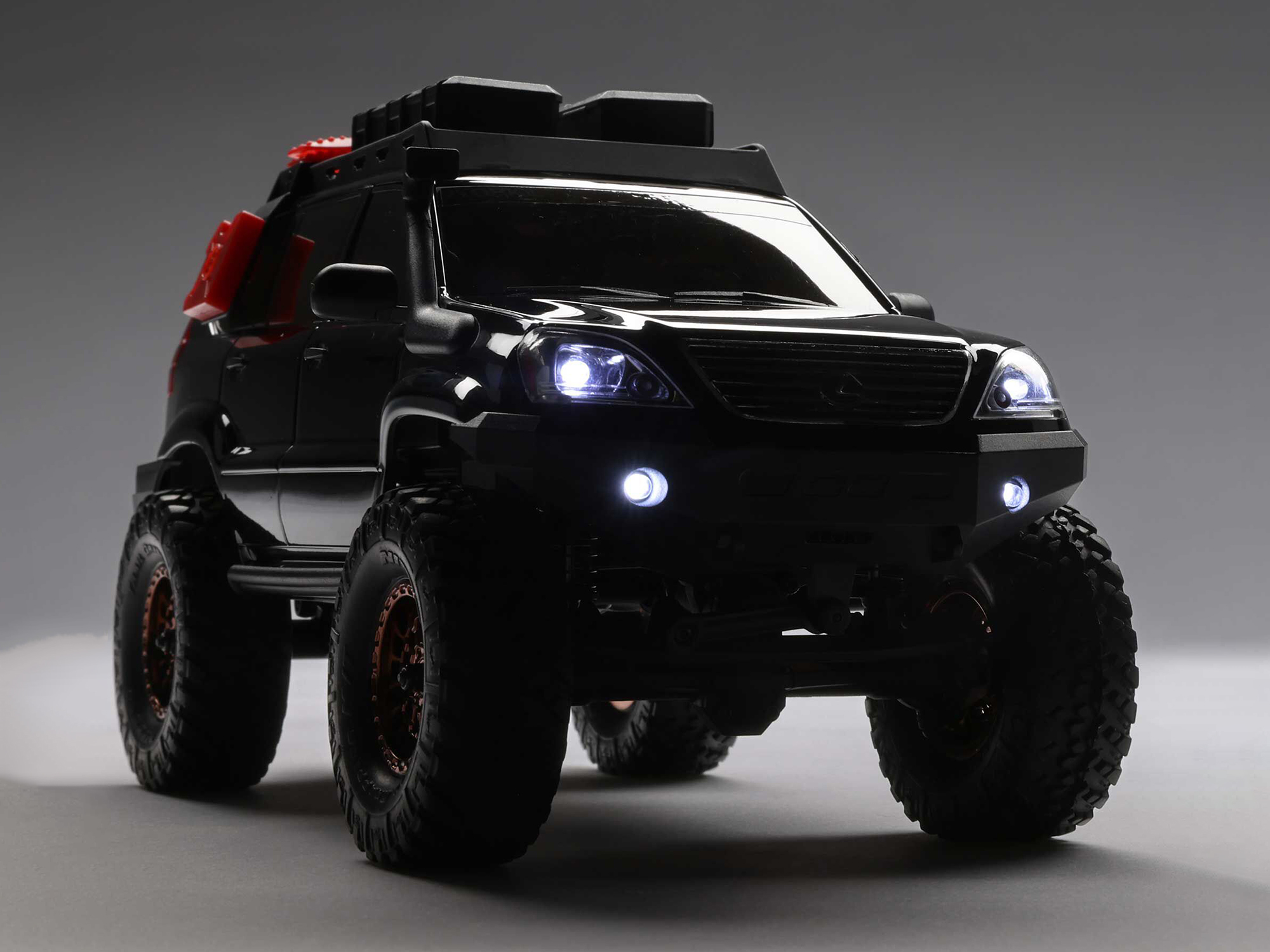 1/24 SCX24 Lexus GX 470 4WD Rock Crawler RTR Black-17