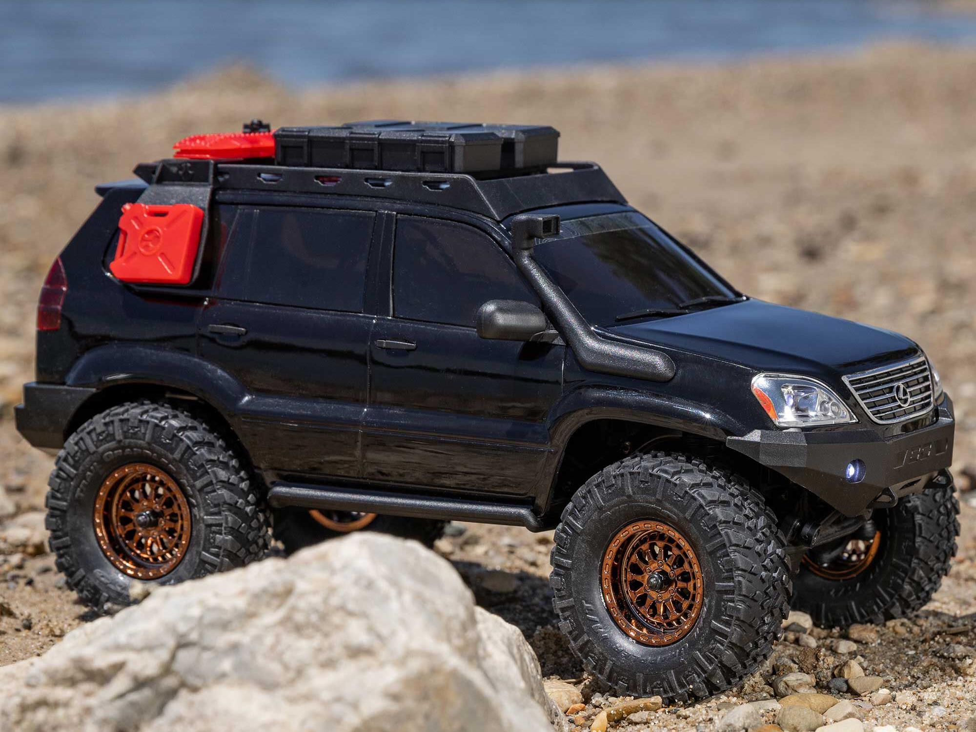 1/24 SCX24 Lexus GX 470 4WD Rock Crawler RTR Black-23