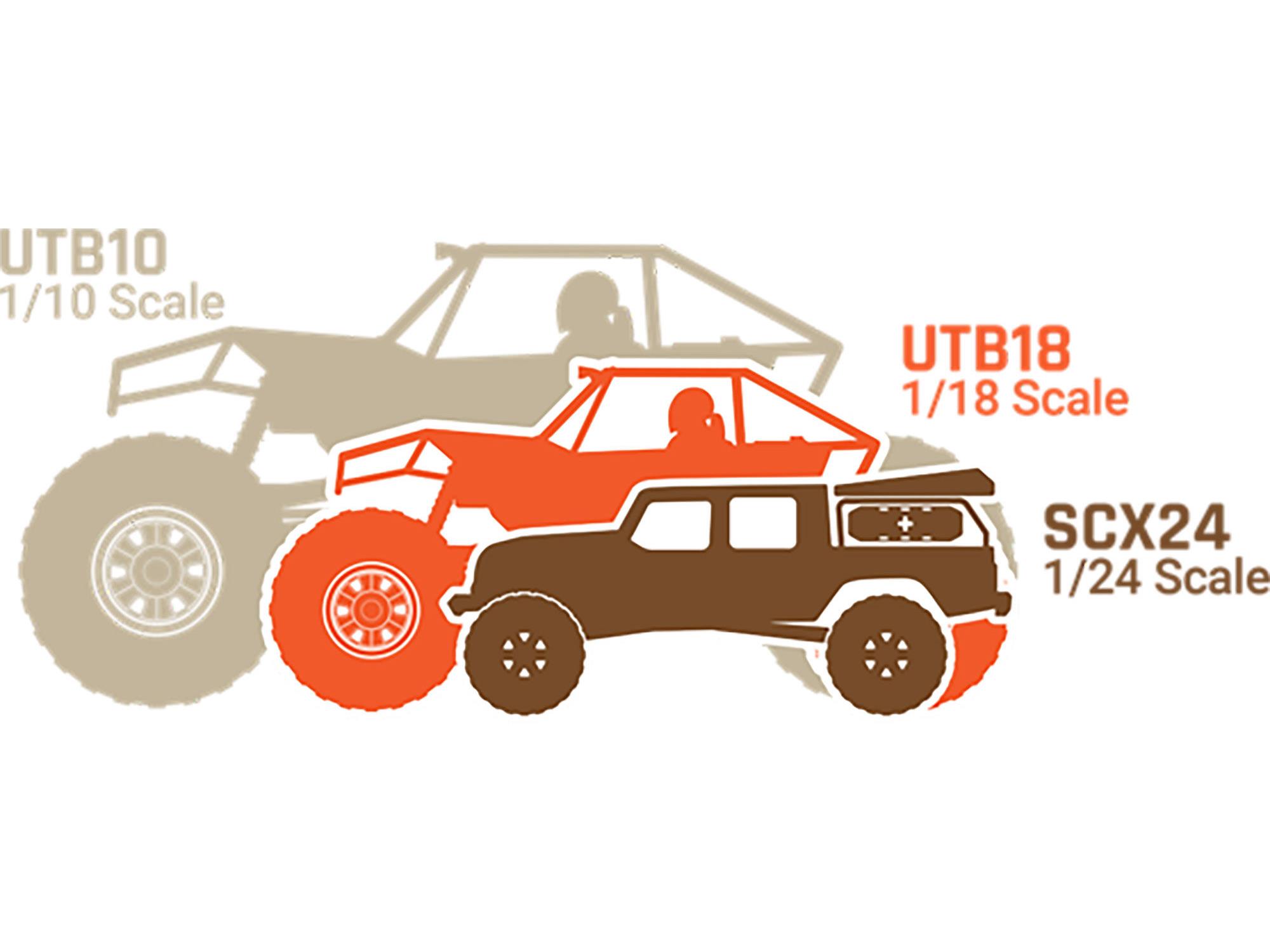 Axial 1/18 UTB18 Capra 4WS 4WD Trail Buggy RTR with Bat/Chg - Blue-23
