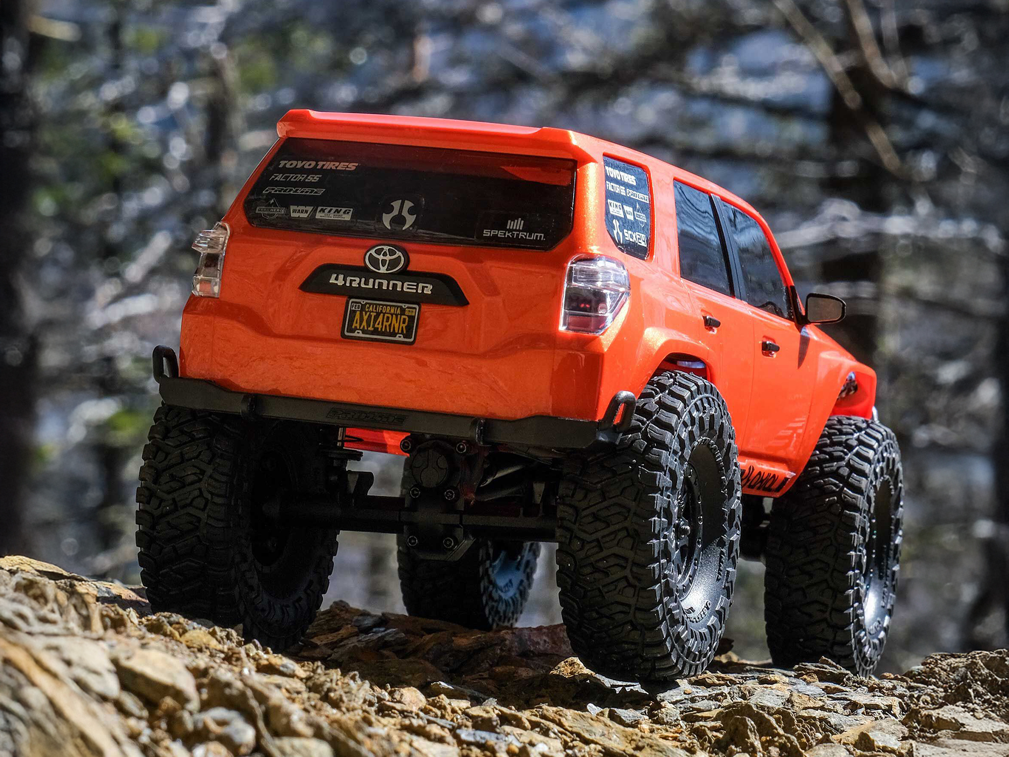 1/24 SCX24 Toyota 4Runner 4X4 Rock Crawler RTR Orange-22